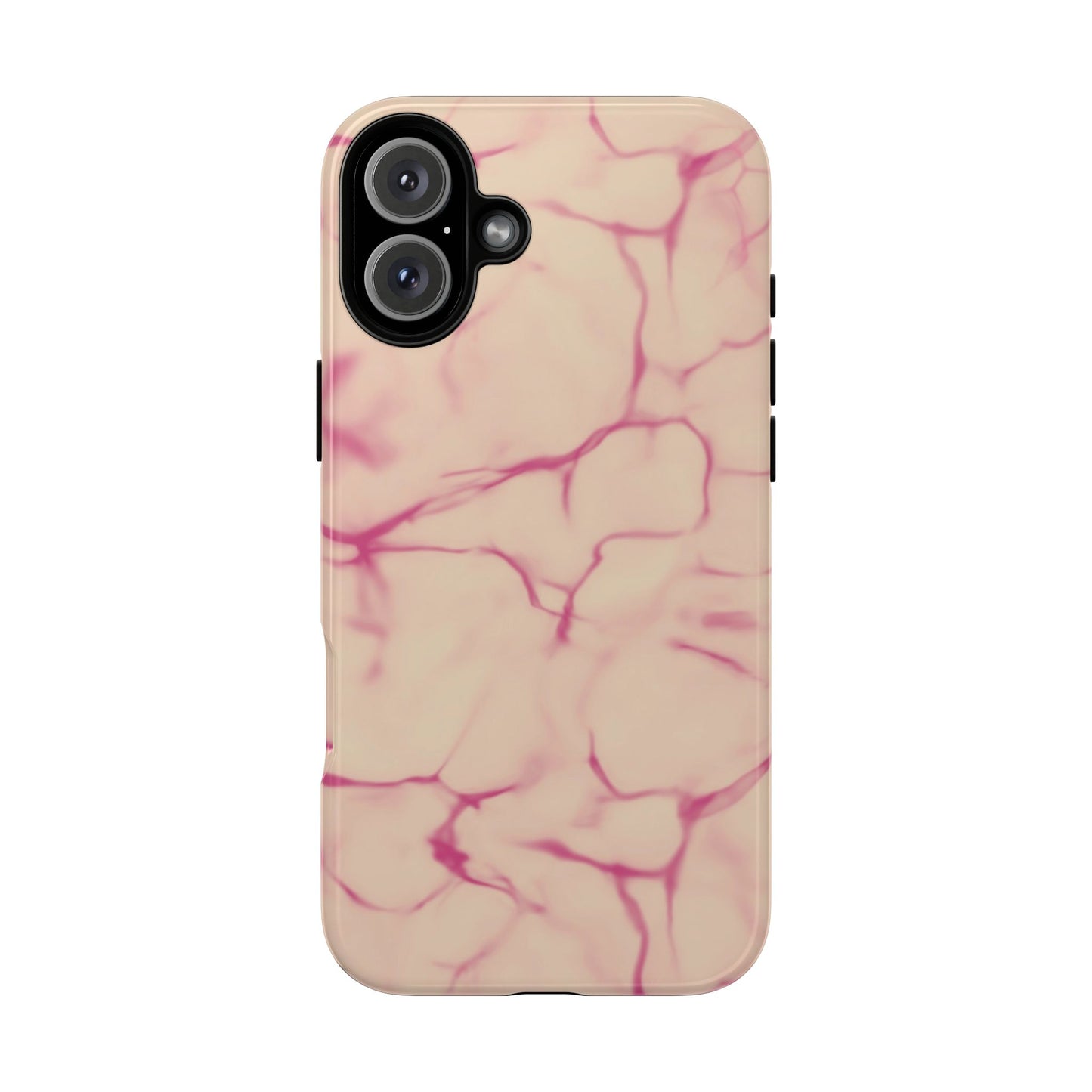 Marble Phone Case Cream Pink