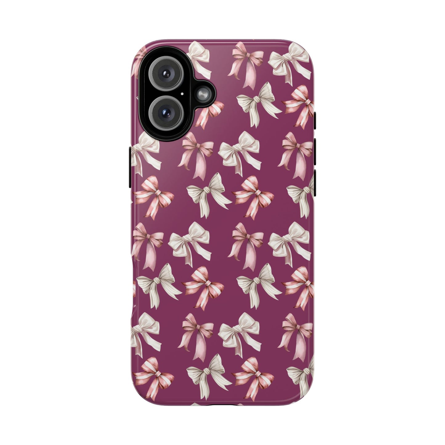 Bow Phone Case Berry