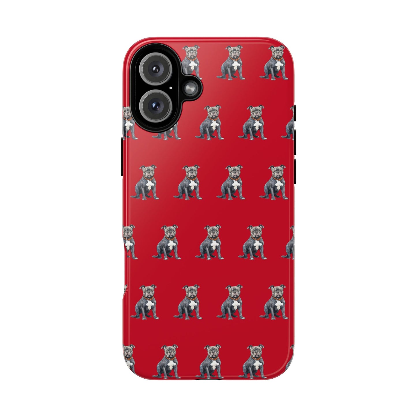 Pitbull Phone Case Red