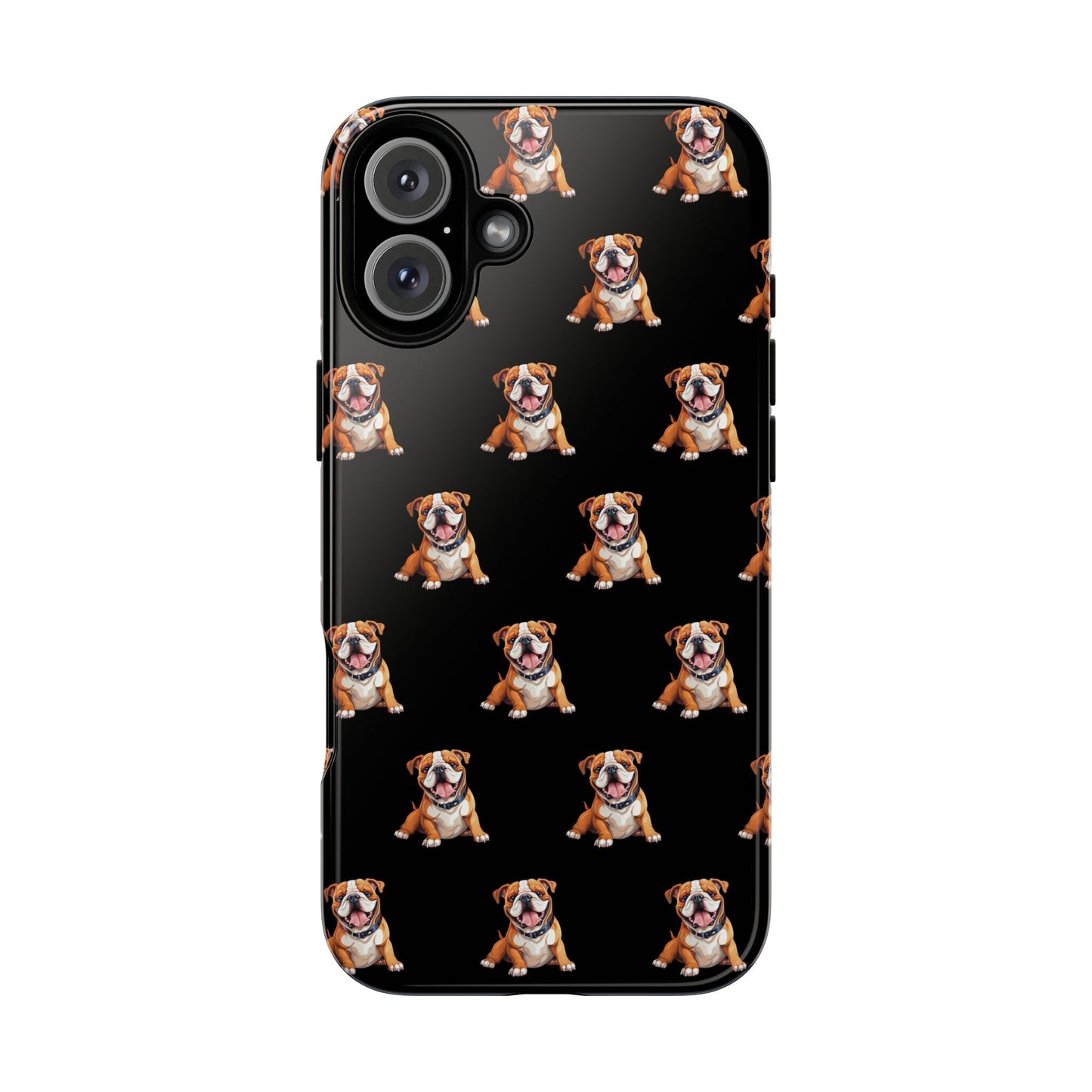 Bulldog Phone Case Black