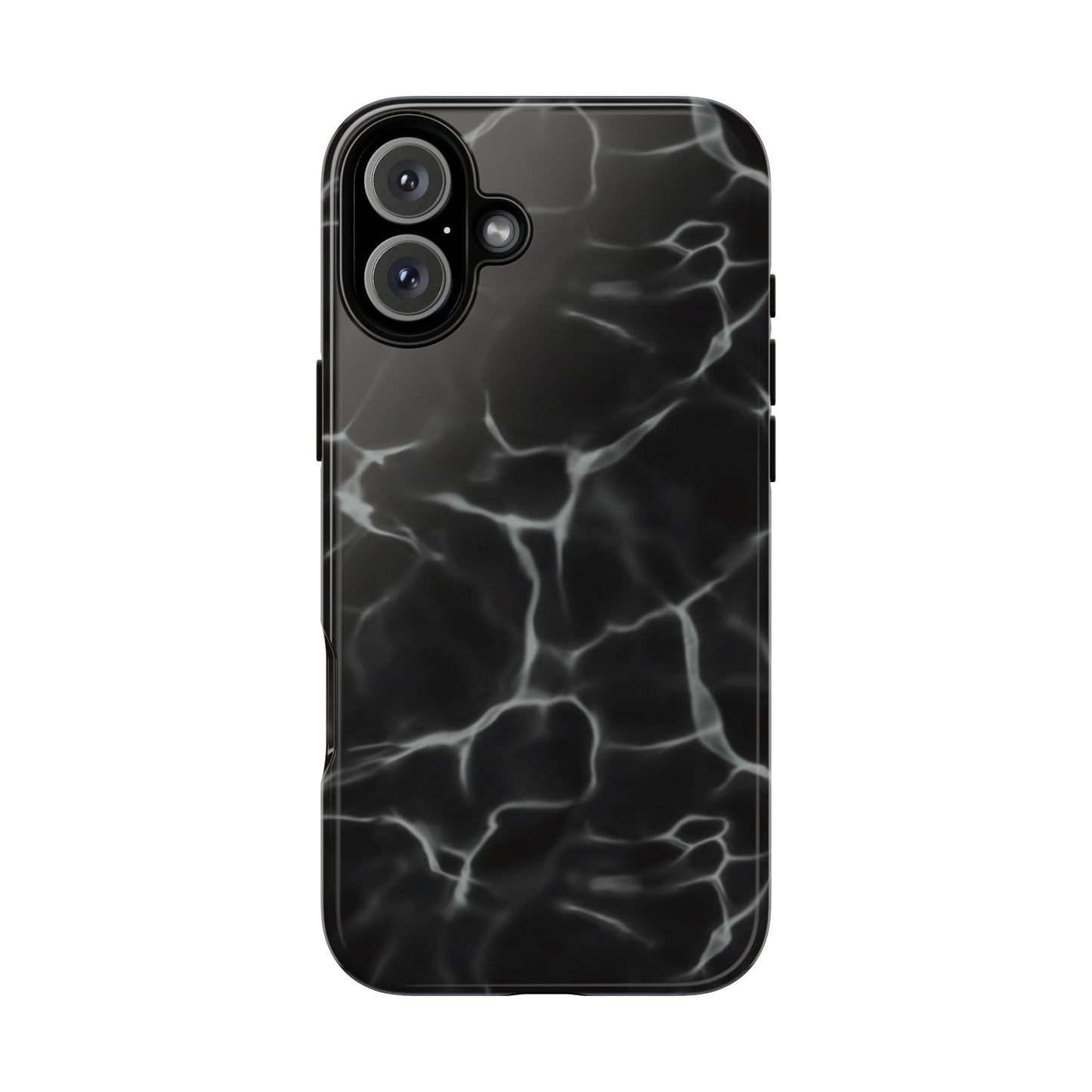 Marble Phone Case Black White