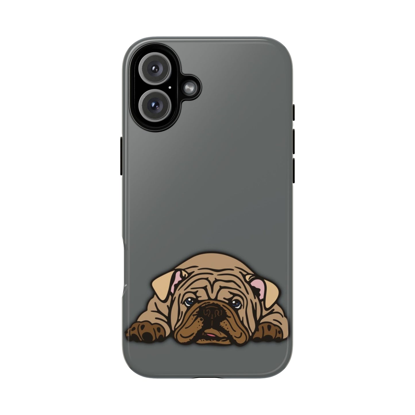 Bulldog Phone Case Gray