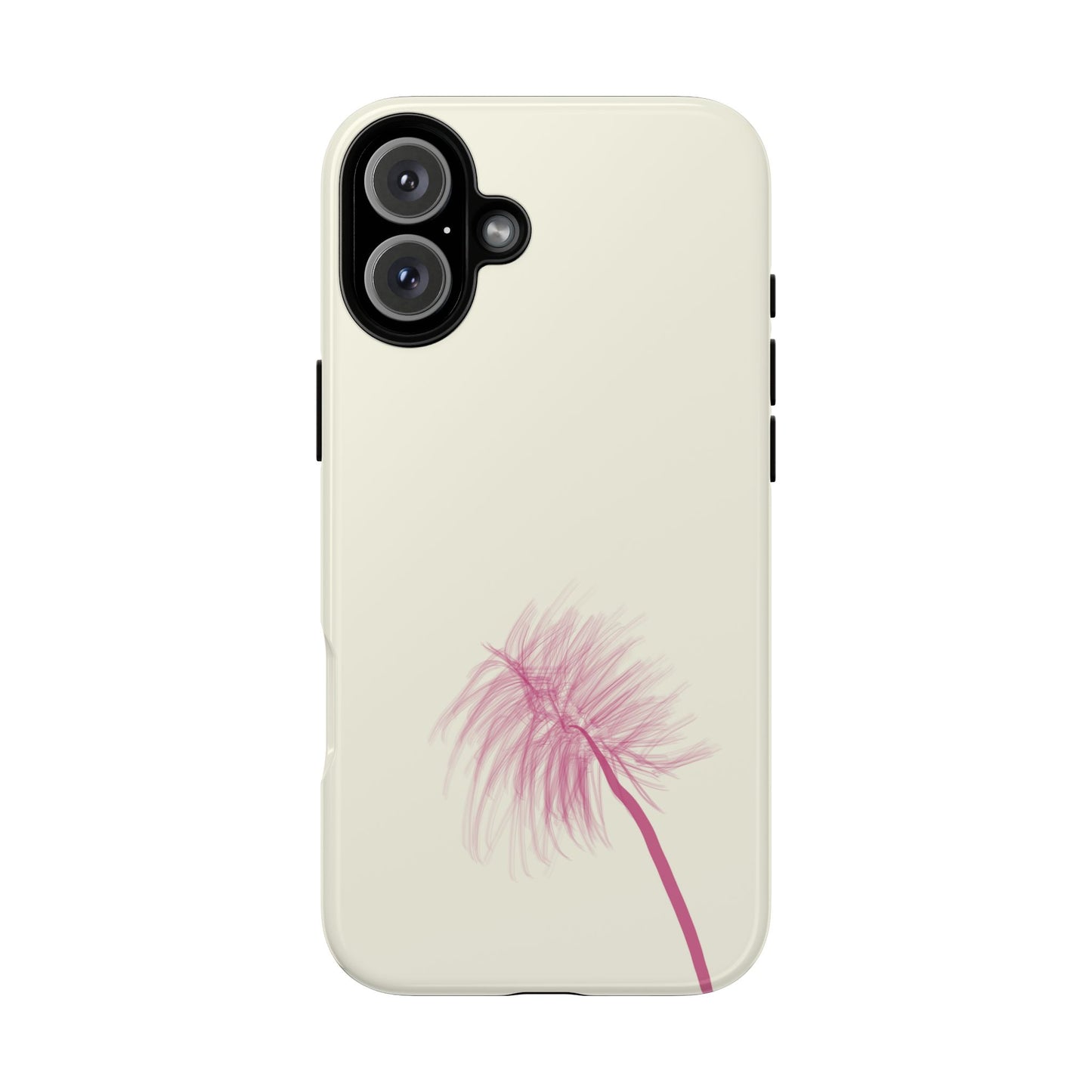 Dandelion Blowball Phone Case Cream