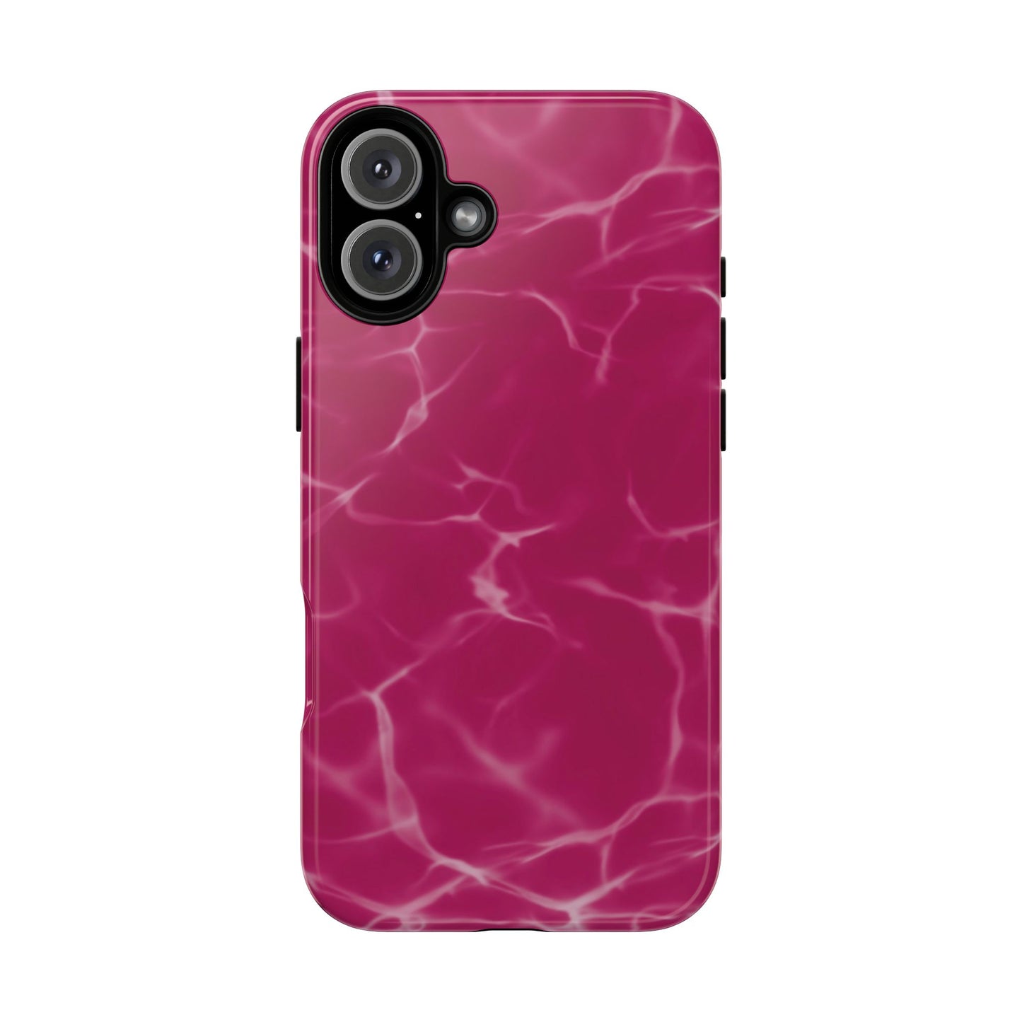 Marble Print Phone Case Berry