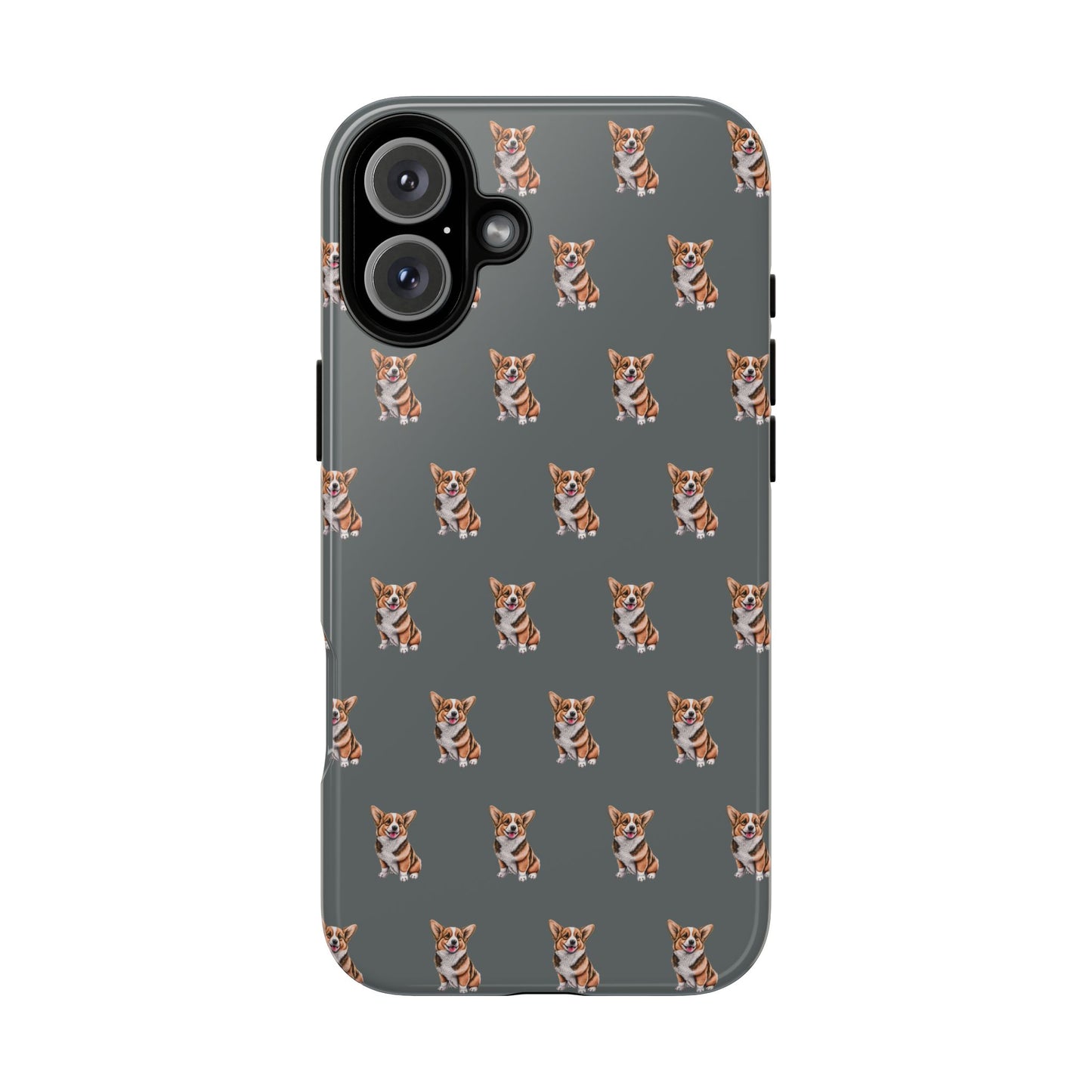 Corgi Phone Case Gray