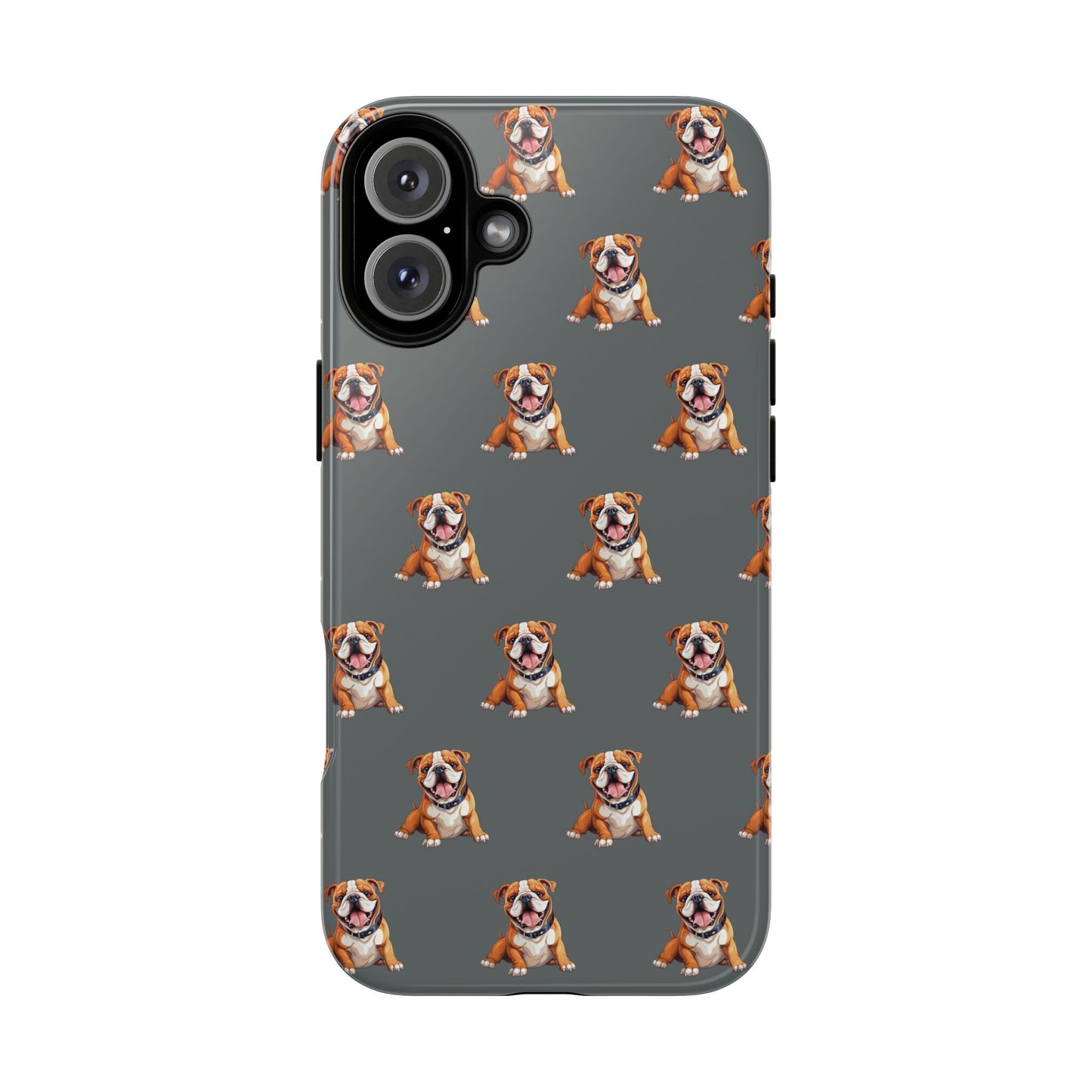 Bulldog Phone Case Gray