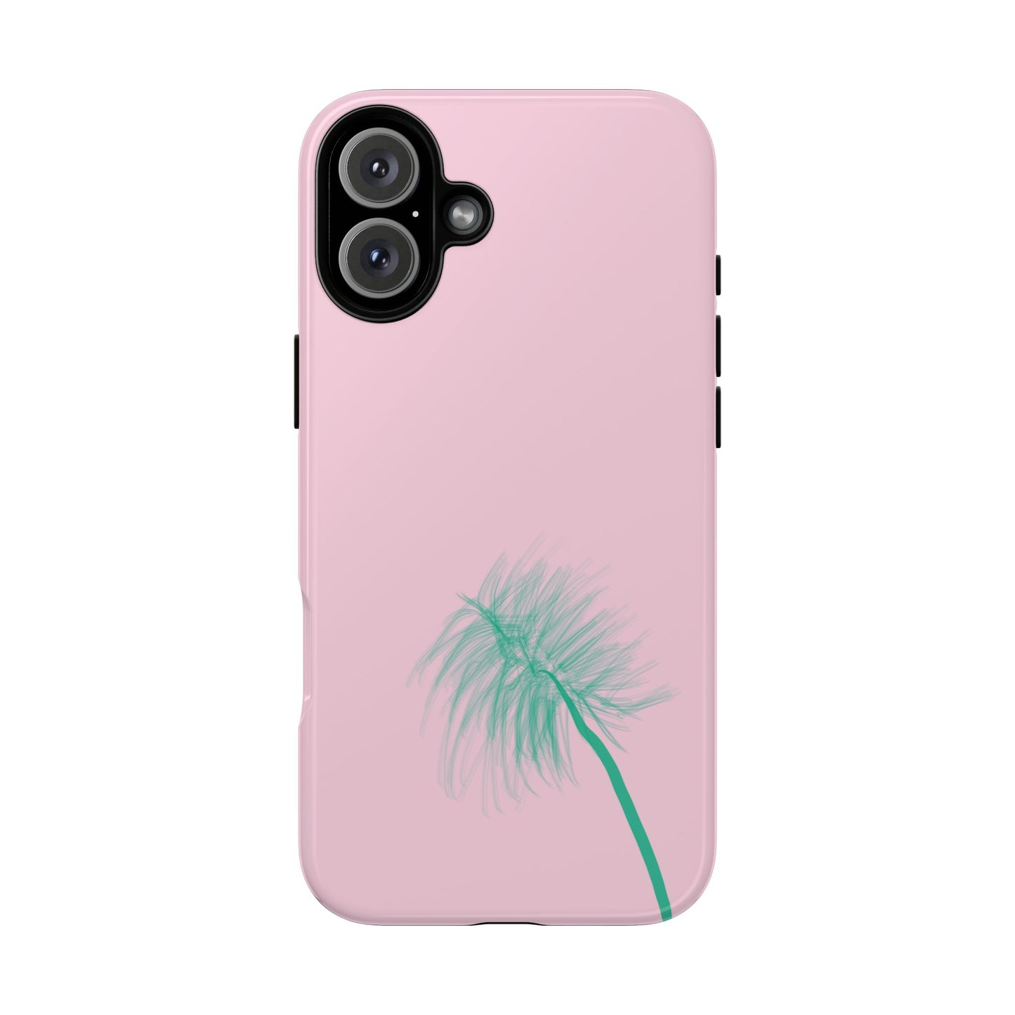 Dandelion Blowball Phone Case Pink