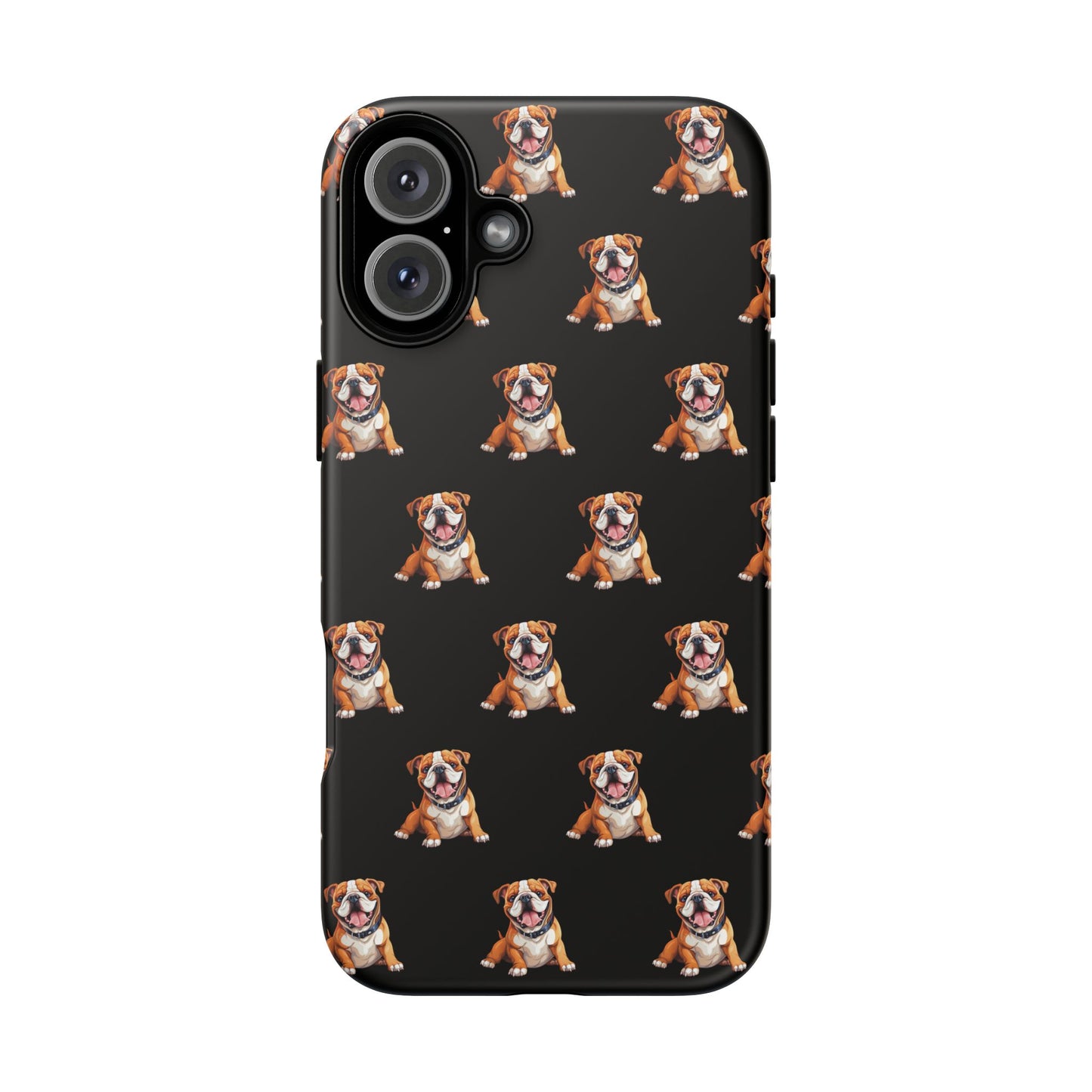 Bulldog Phone Case Black