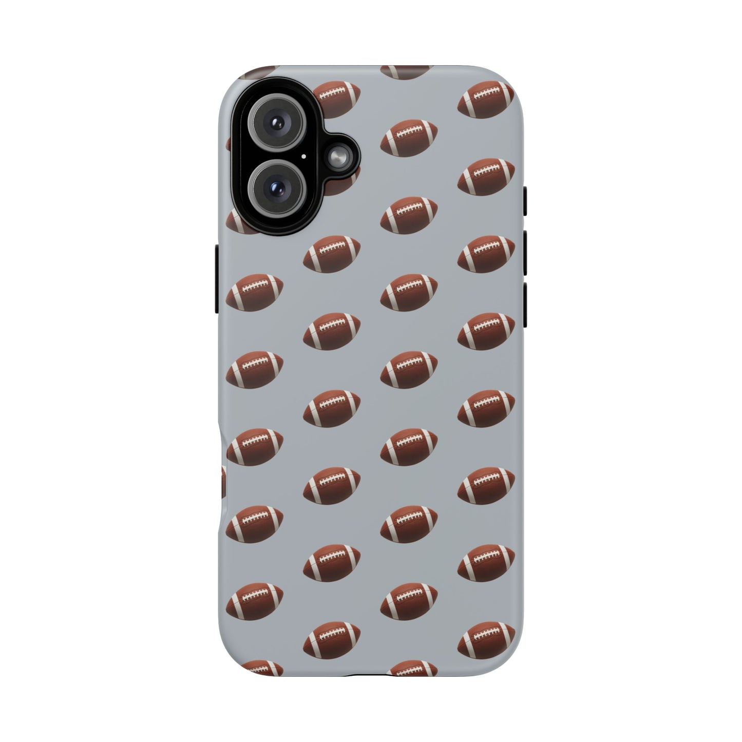 Football Phone Case Silver