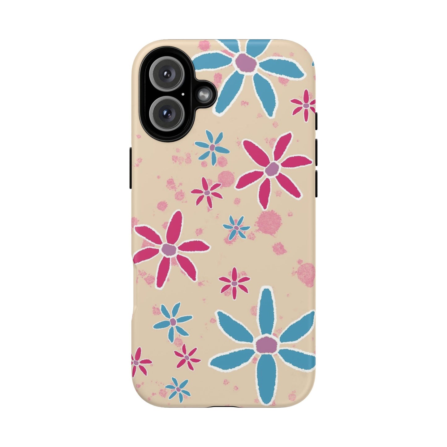 Flower Phone Case Cream