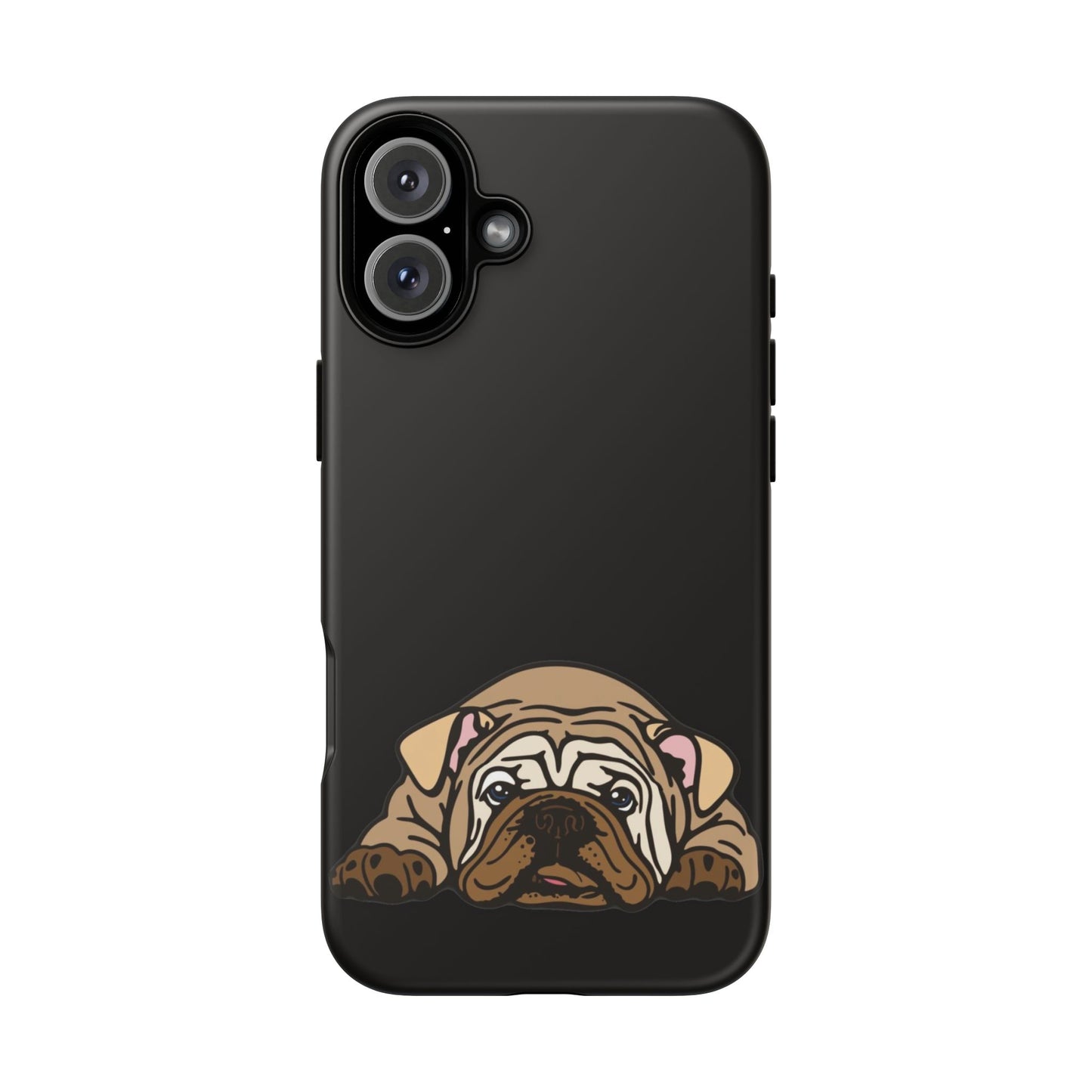 Bulldog Phone Case Black