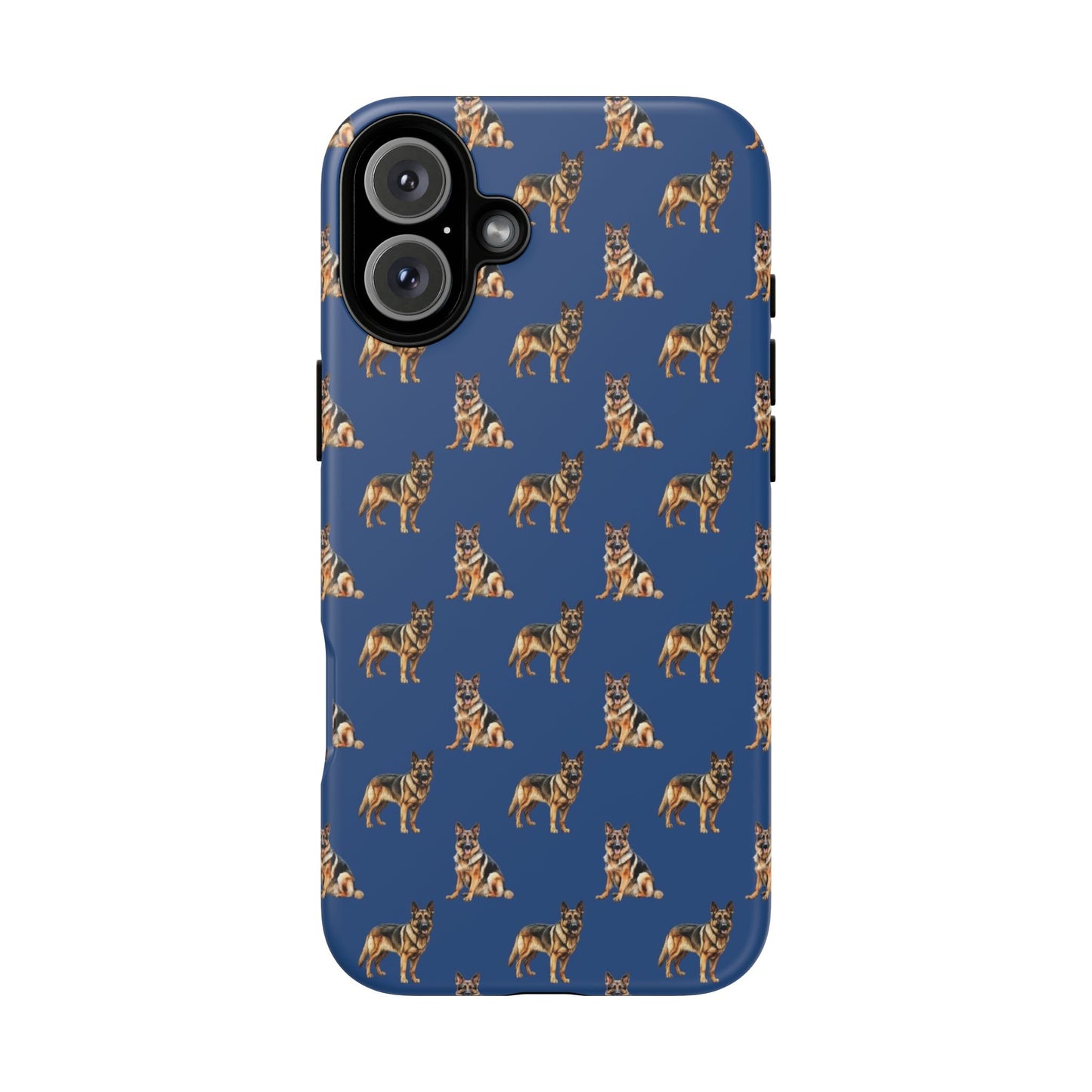 German Shepherd Phone Case Blue