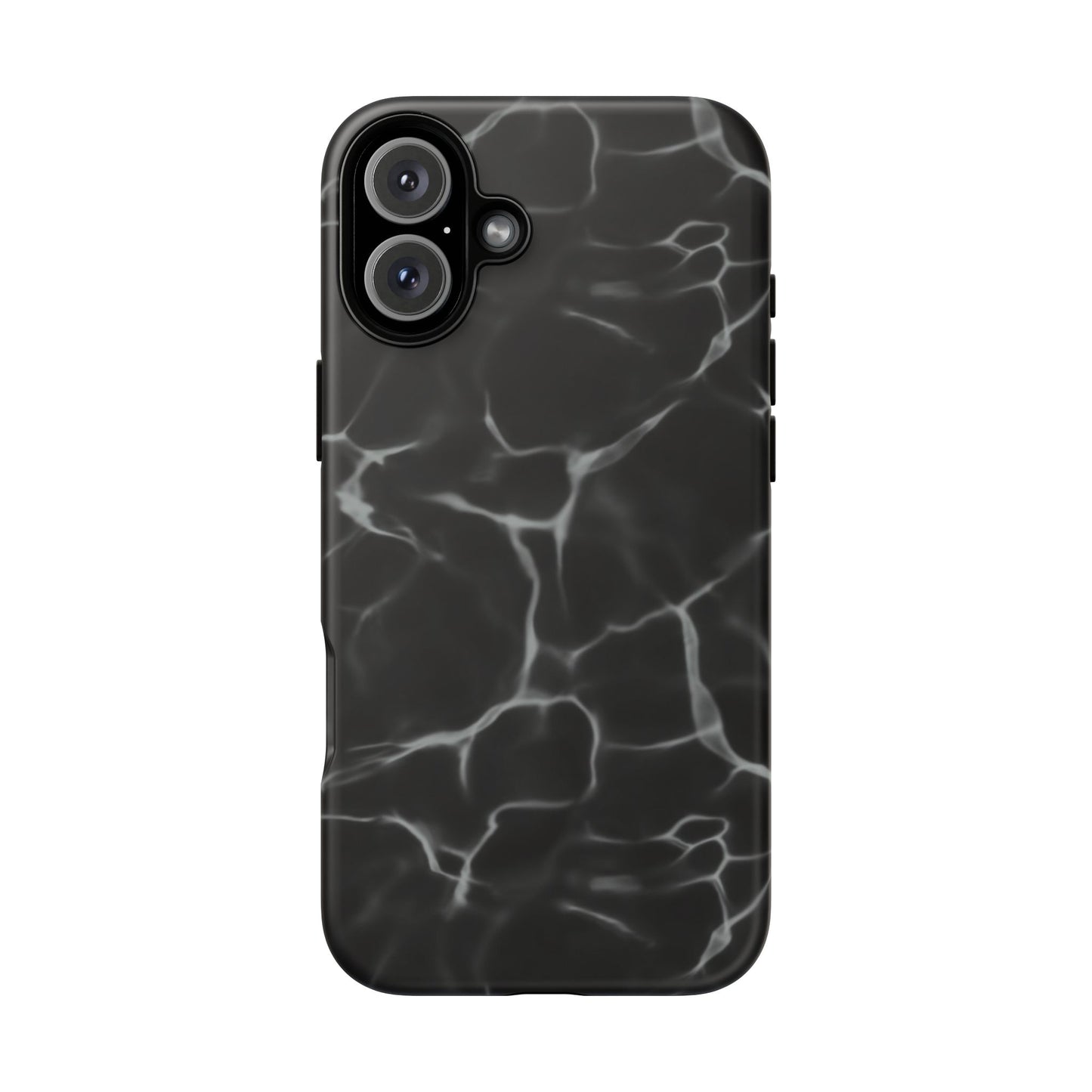 Marble Phone Case Black White