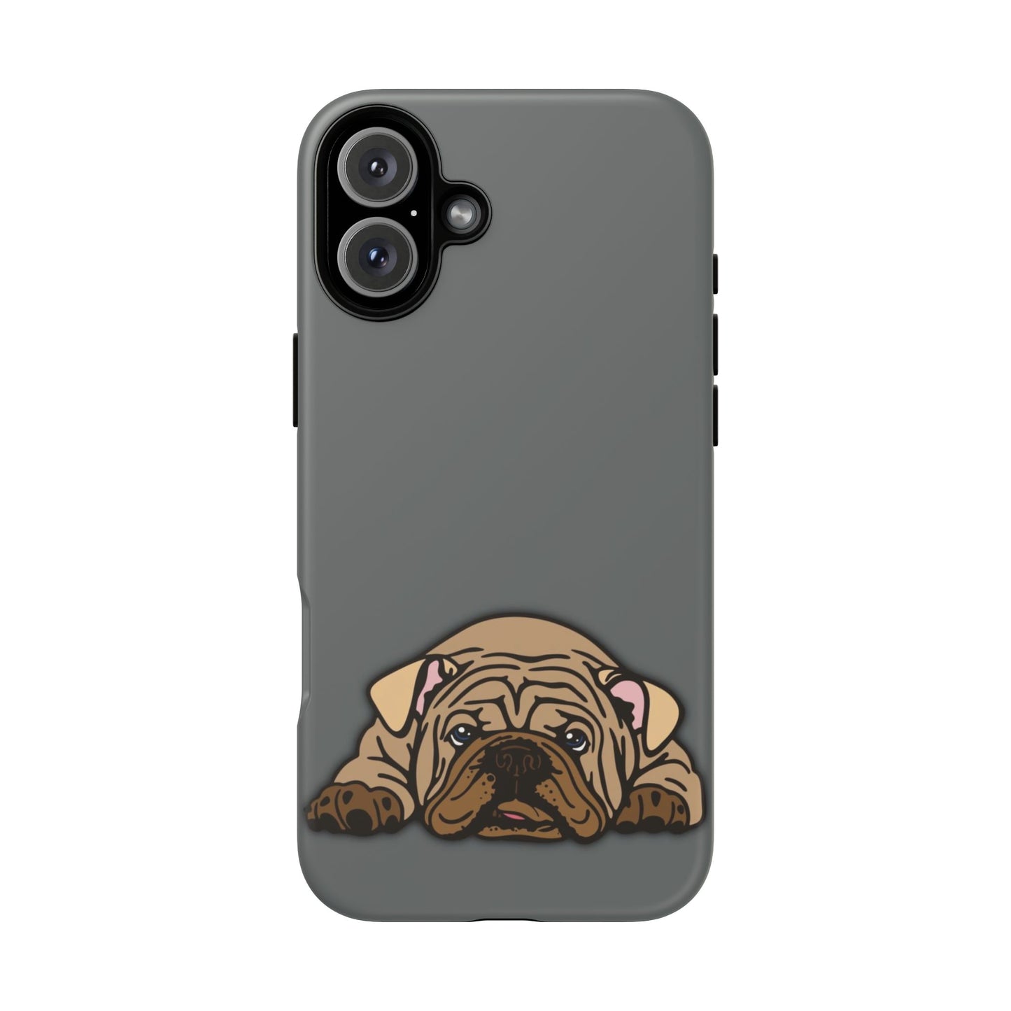 Bulldog Phone Case Gray