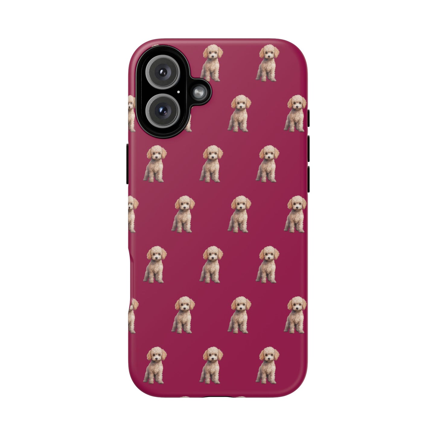 Poodle Phone Case Berry