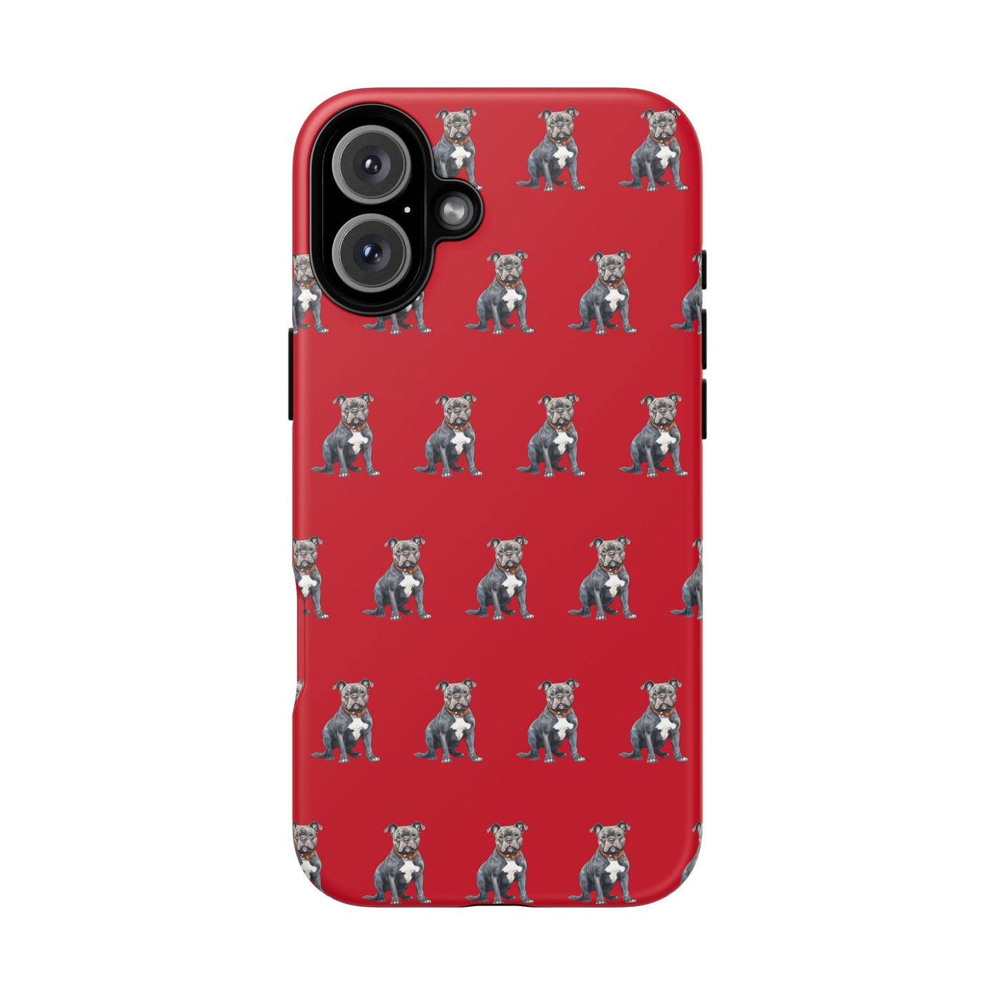 Pitbull Phone Case Red