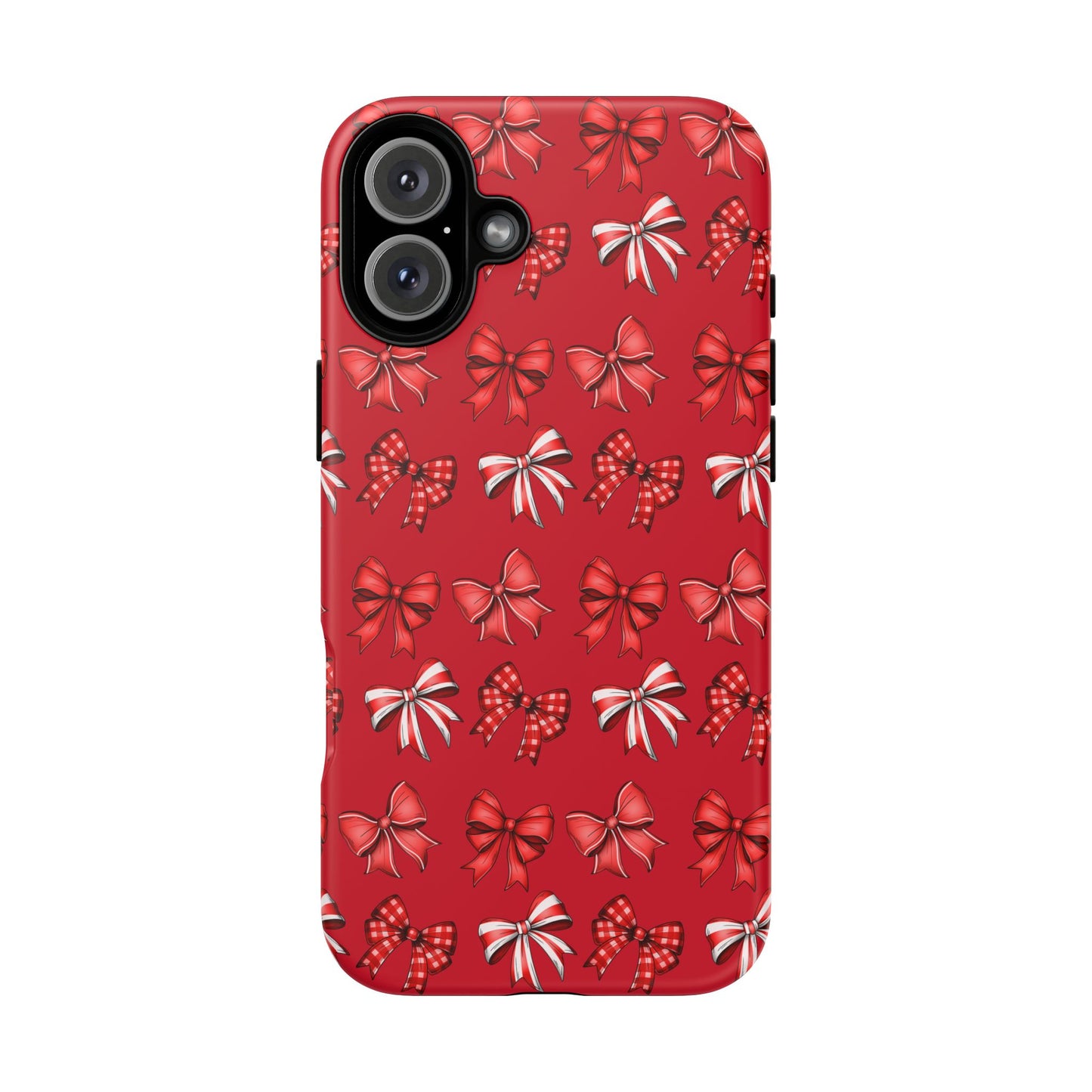 Christmas Bow Phone Case Red