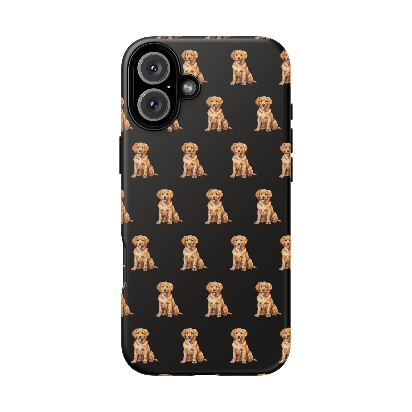 Golden Retriever Phone Case Black