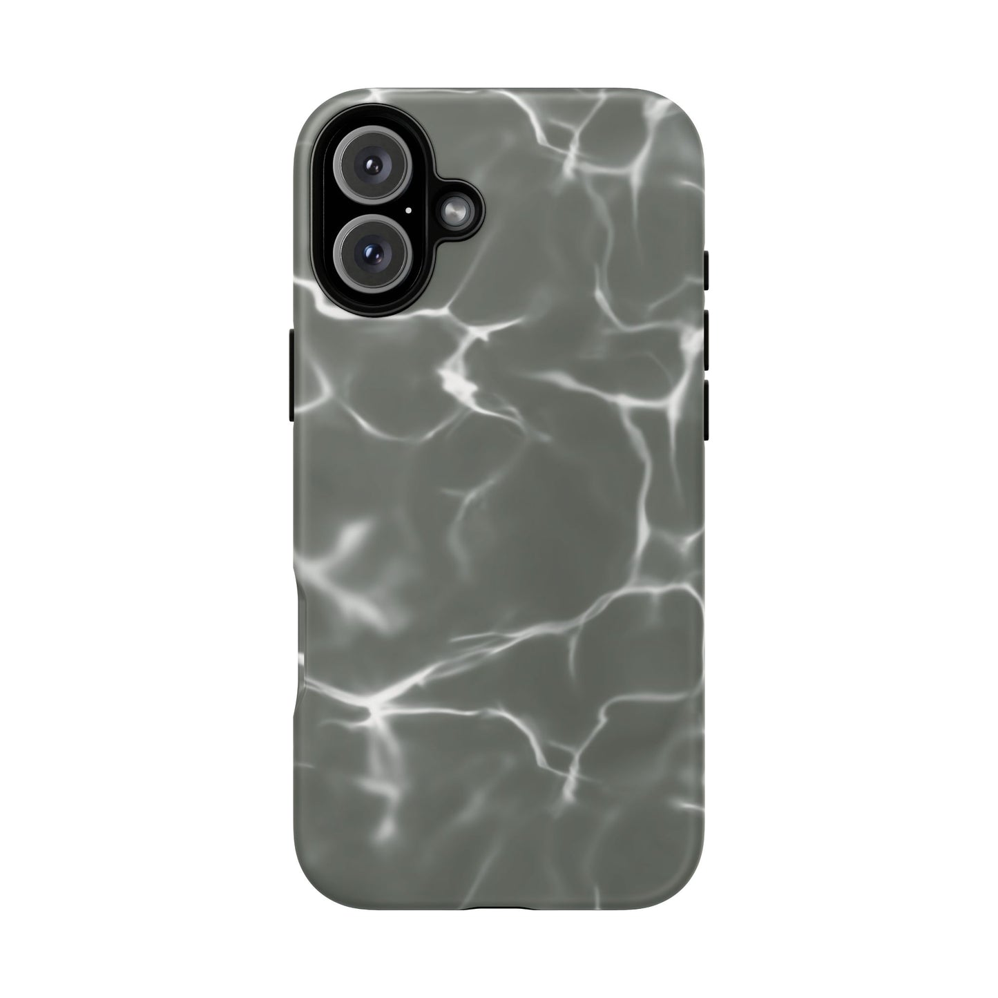 Marble Print Phone Case Gray