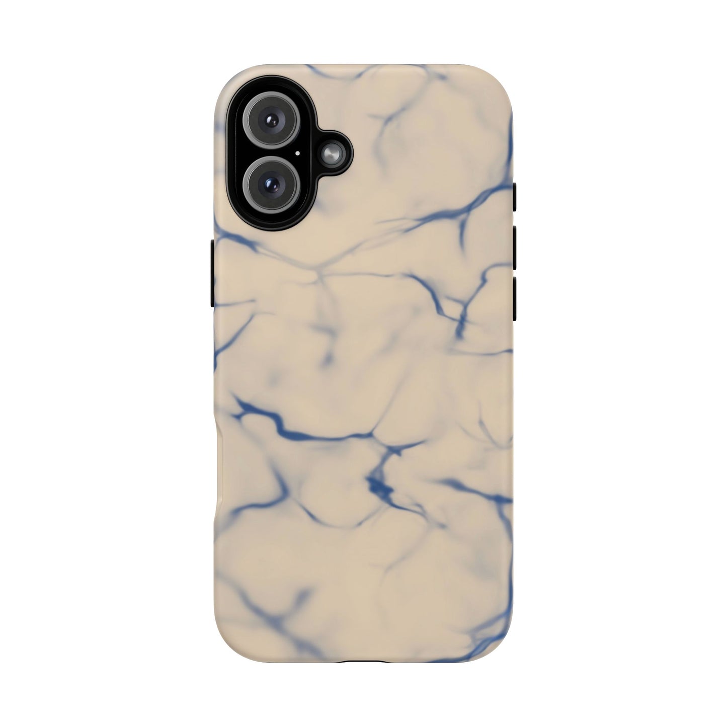 Marble Phone Case Cream Blue