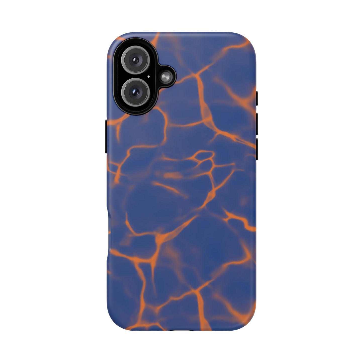 Marble Phone Case Blue Orange