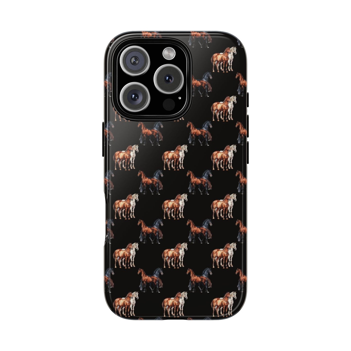 Horse Phone Case Black