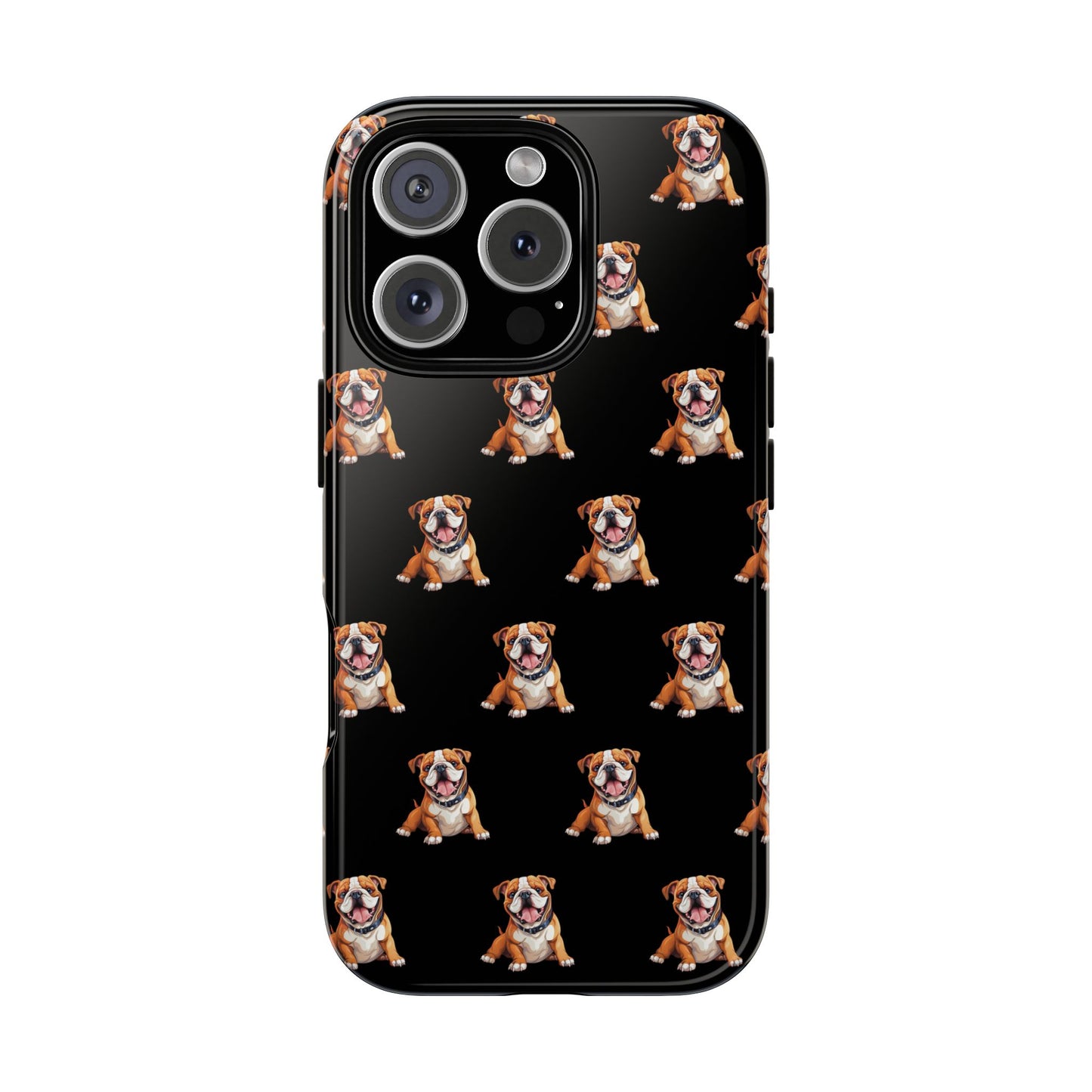 Bulldog Phone Case Black