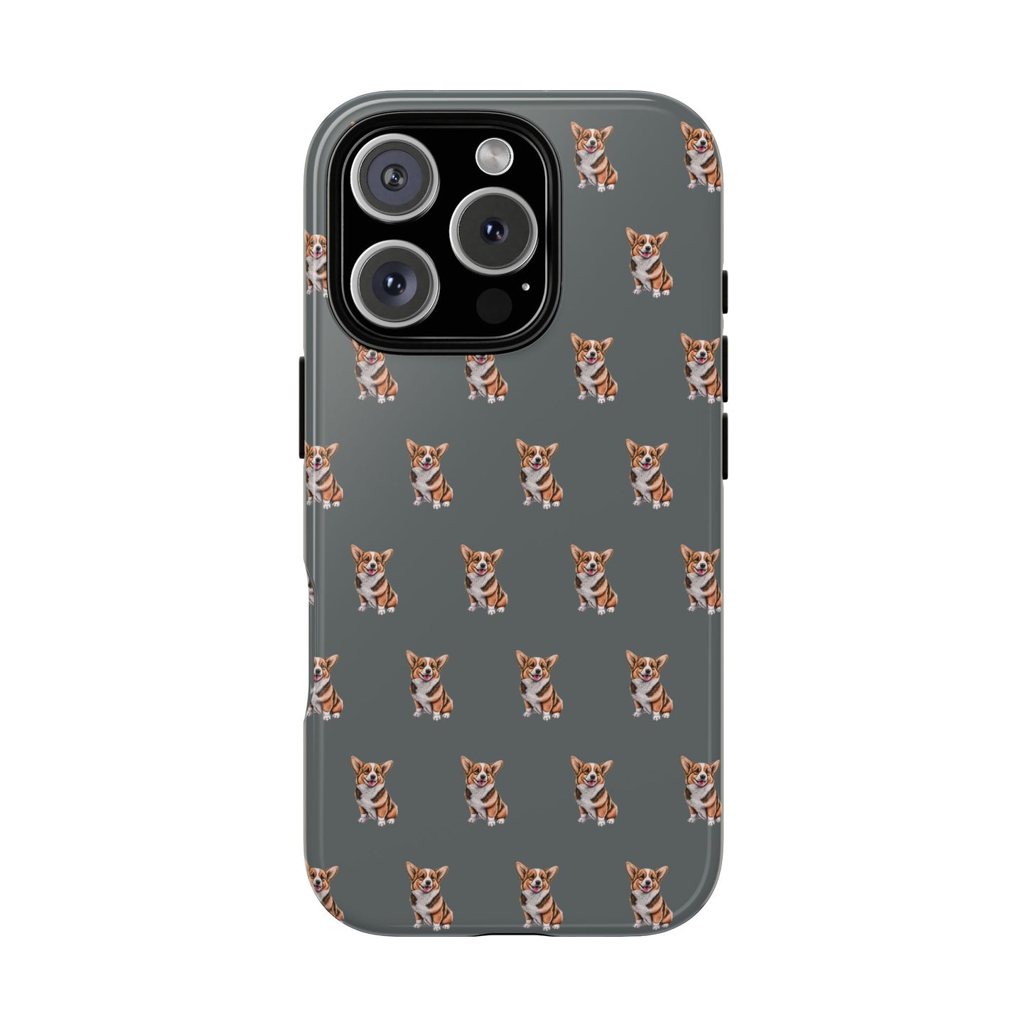 Corgi Phone Case Gray