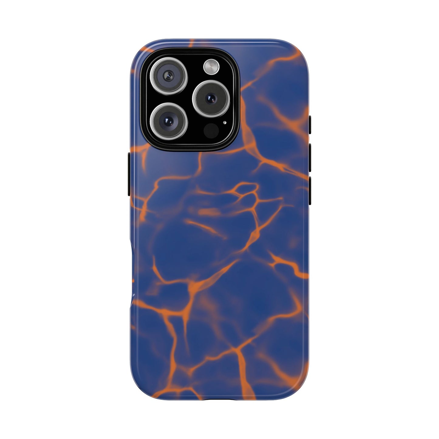 Marble Phone Case Blue Orange