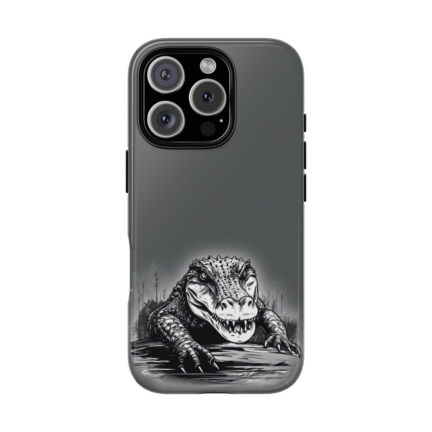 Gator Phone Case Gray