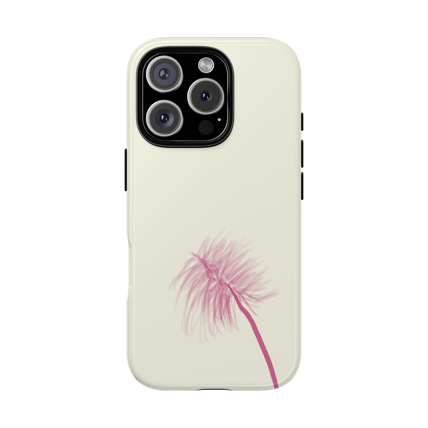 Dandelion Blowball Phone Case Cream