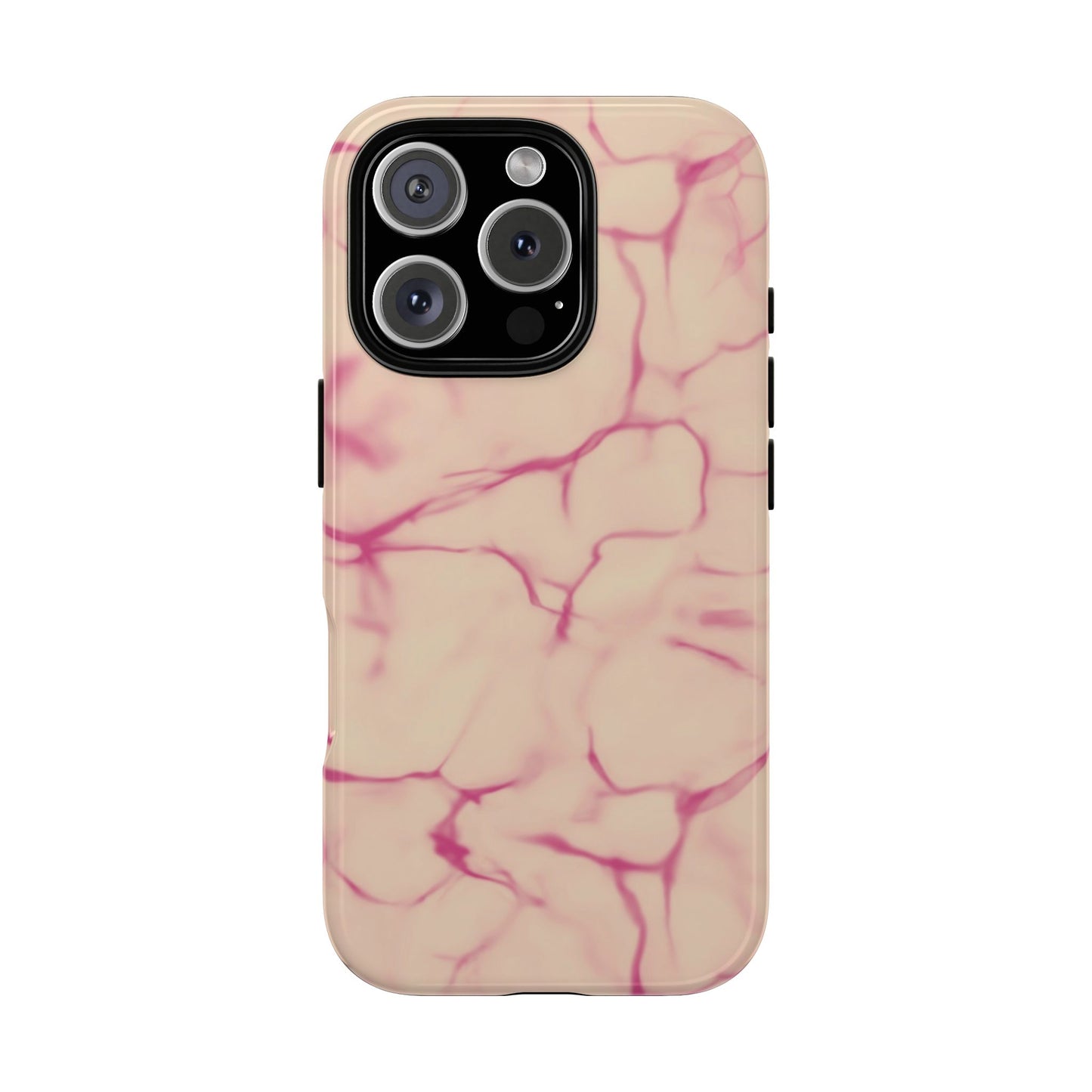 Marble Phone Case Cream Pink