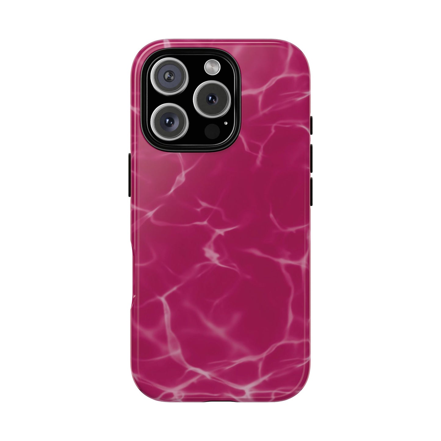 Marble Print Phone Case Berry