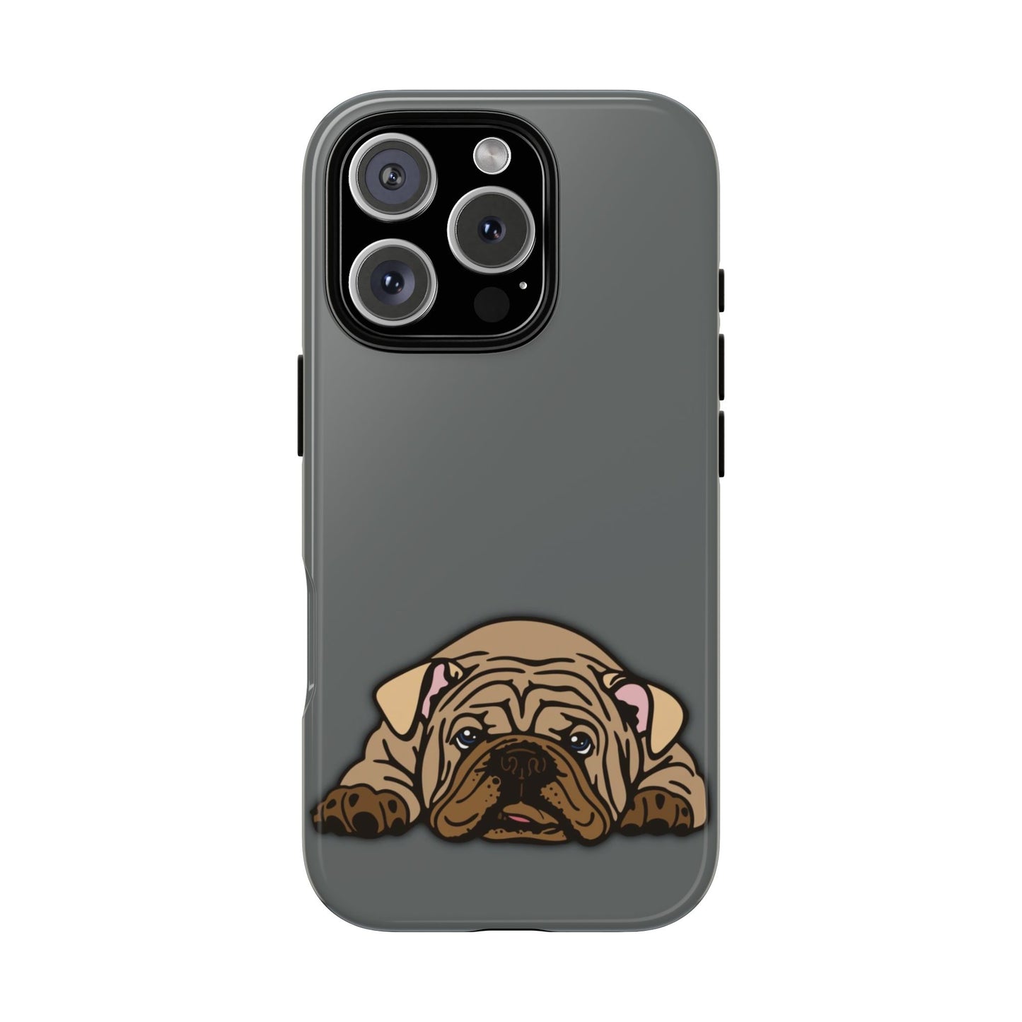 Bulldog Phone Case Gray