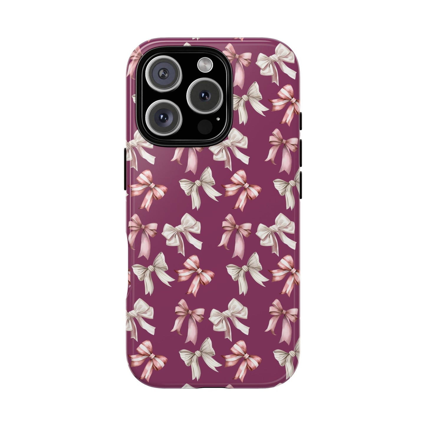 Bow Phone Case Berry