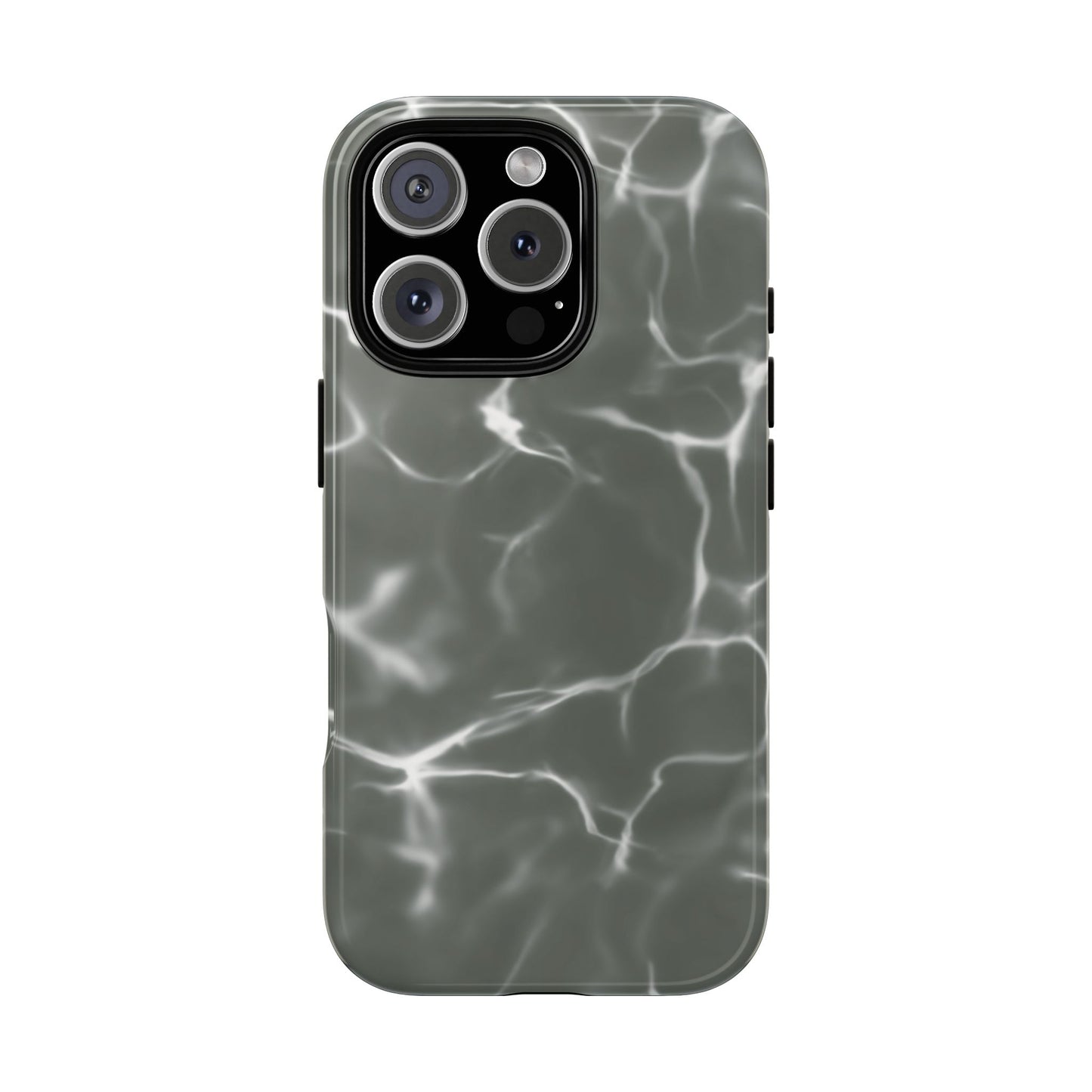 Marble Print Phone Case Gray