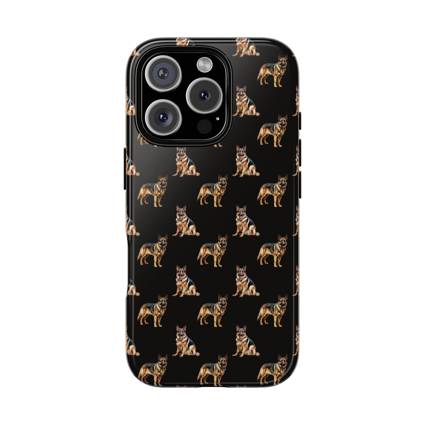 German Shepherd Phone Case Black