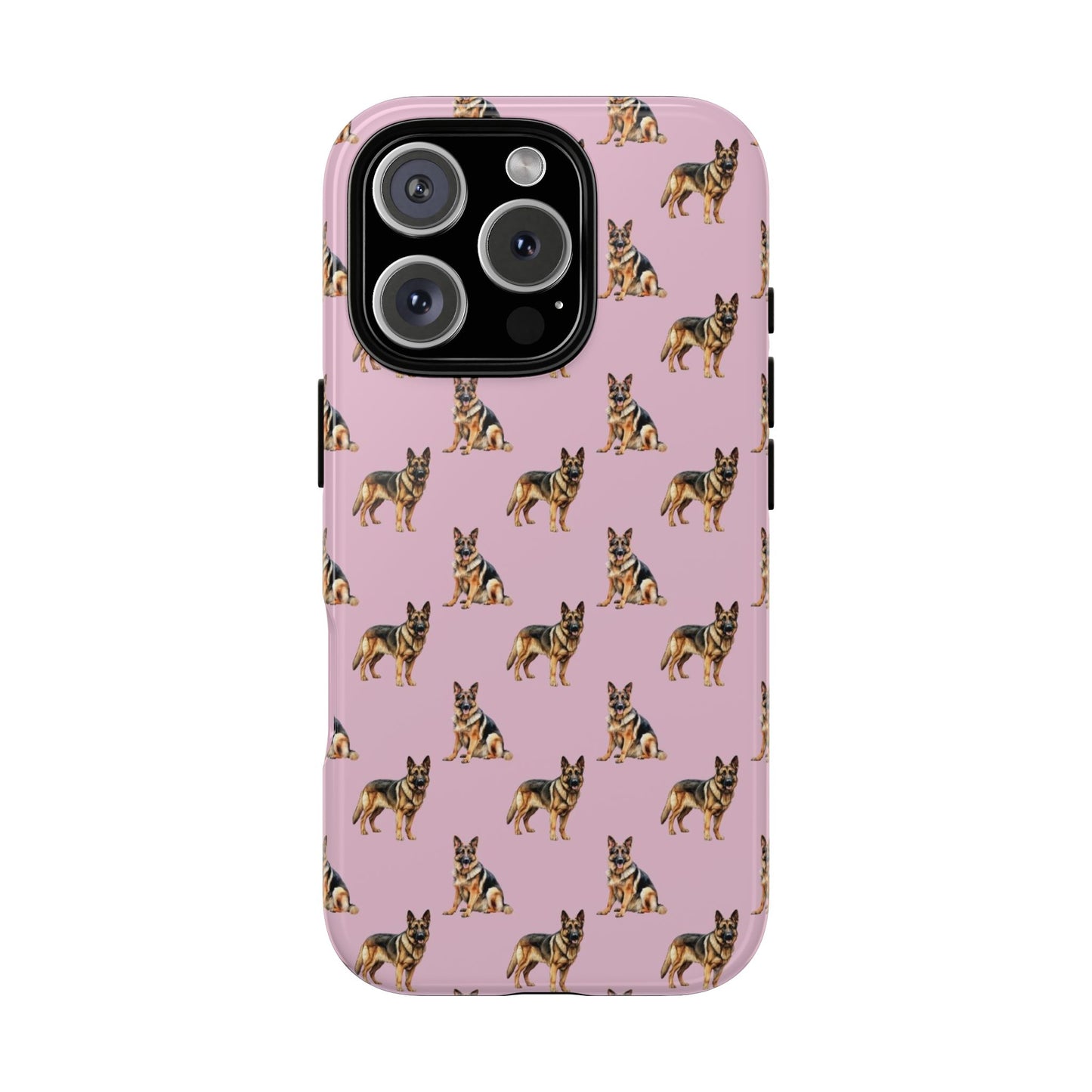 German Shepherd Phone Case Pink