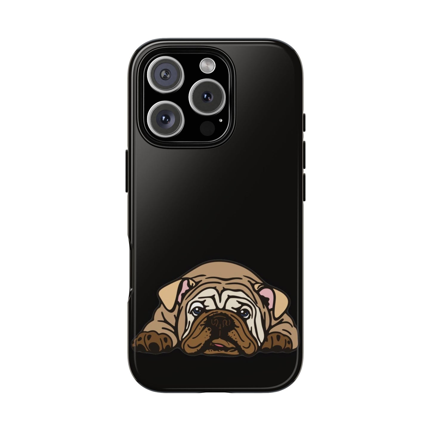 Bulldog Phone Case Black