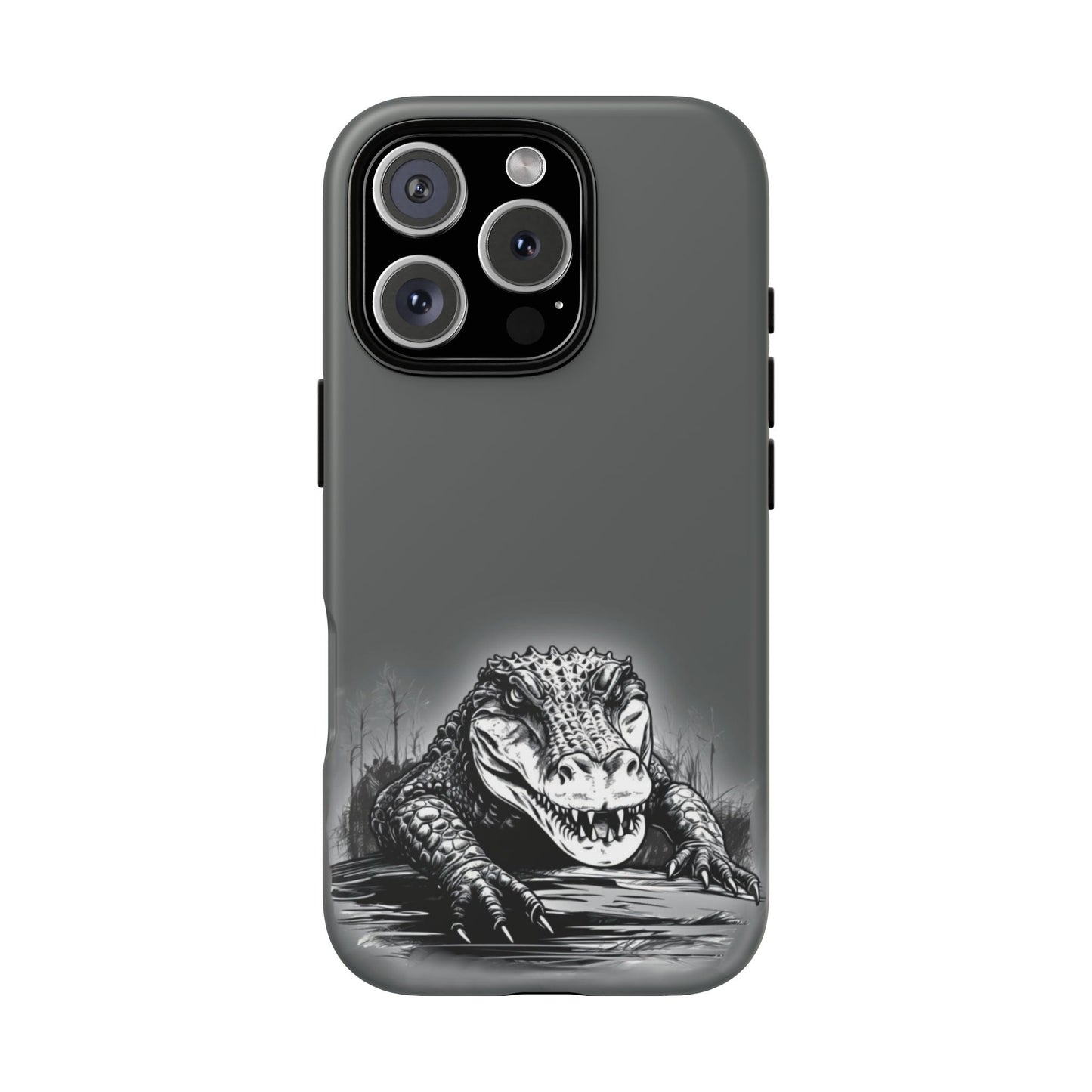 Gator Phone Case Gray