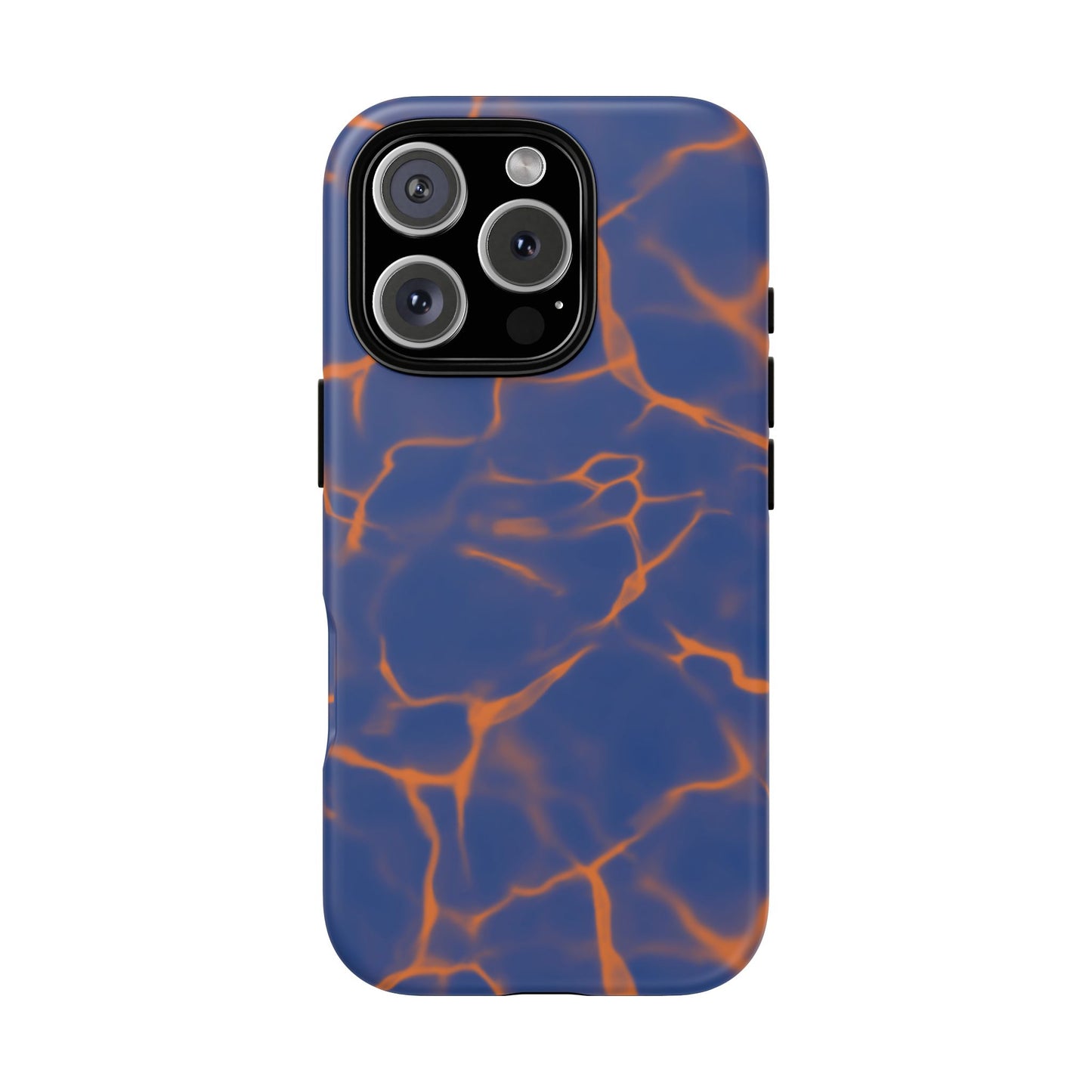 Marble Phone Case Blue Orange