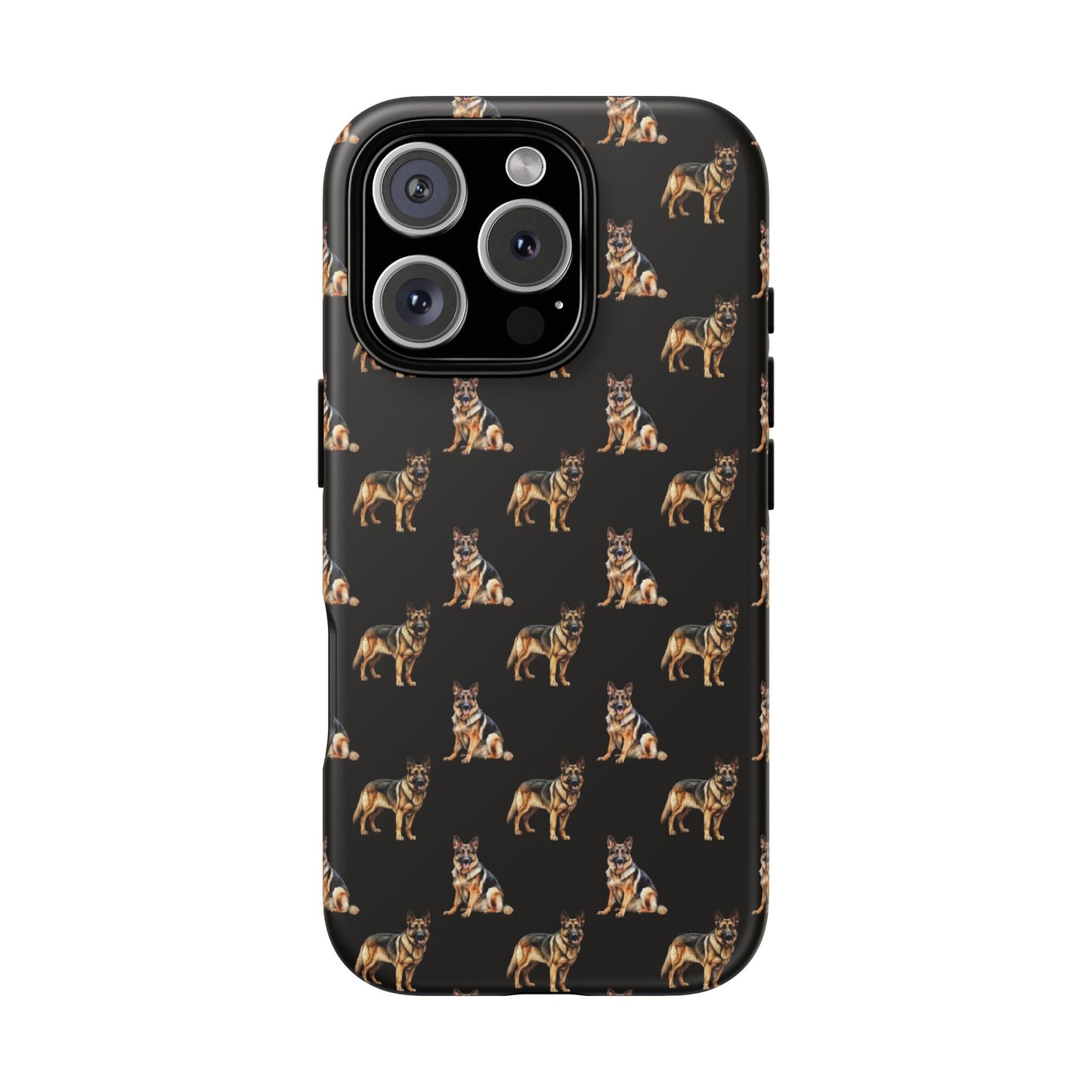 German Shepherd Phone Case Black