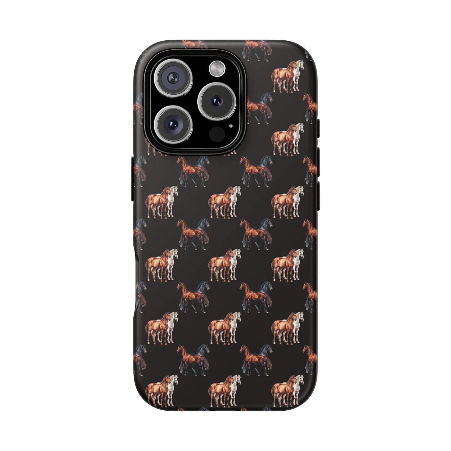 Horse Phone Case Black