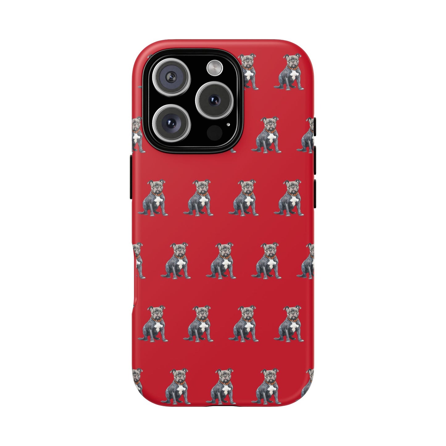 Pitbull Phone Case Red