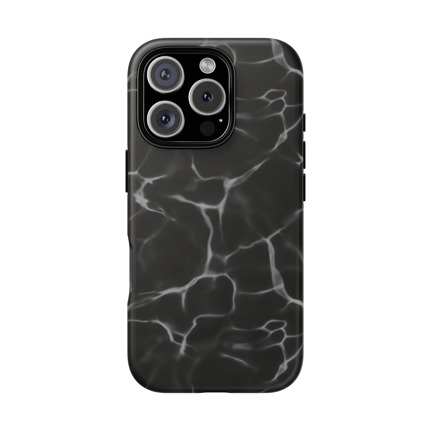 Marble Phone Case Black White