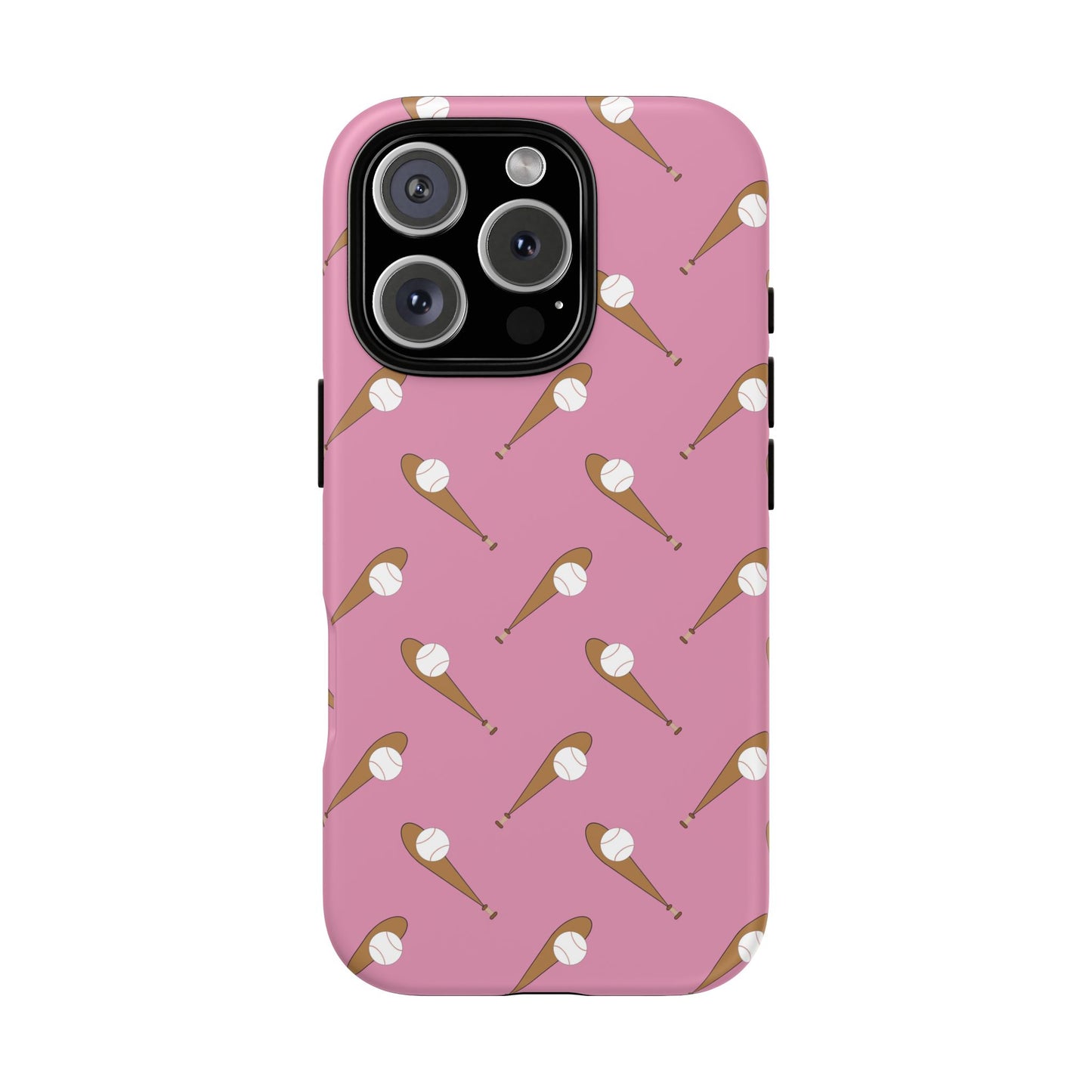 Baseball Phone Case Pink