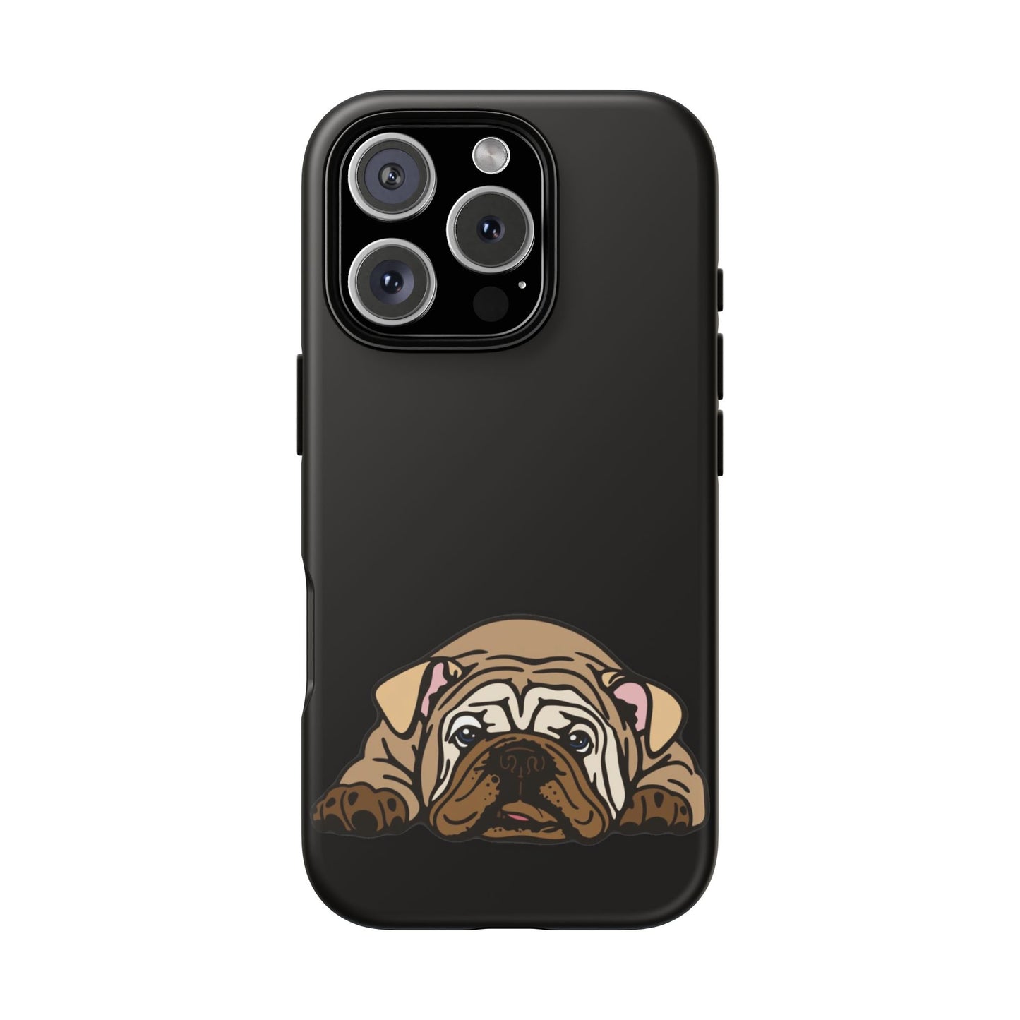 Bulldog Phone Case Black