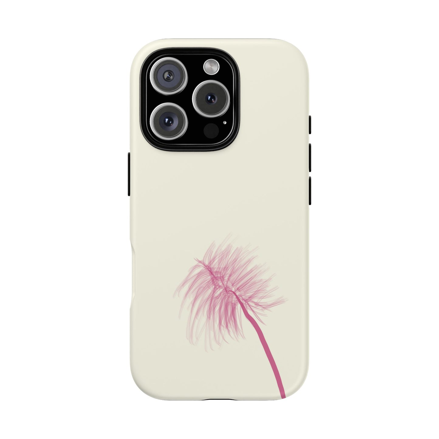 Dandelion Blowball Phone Case Cream