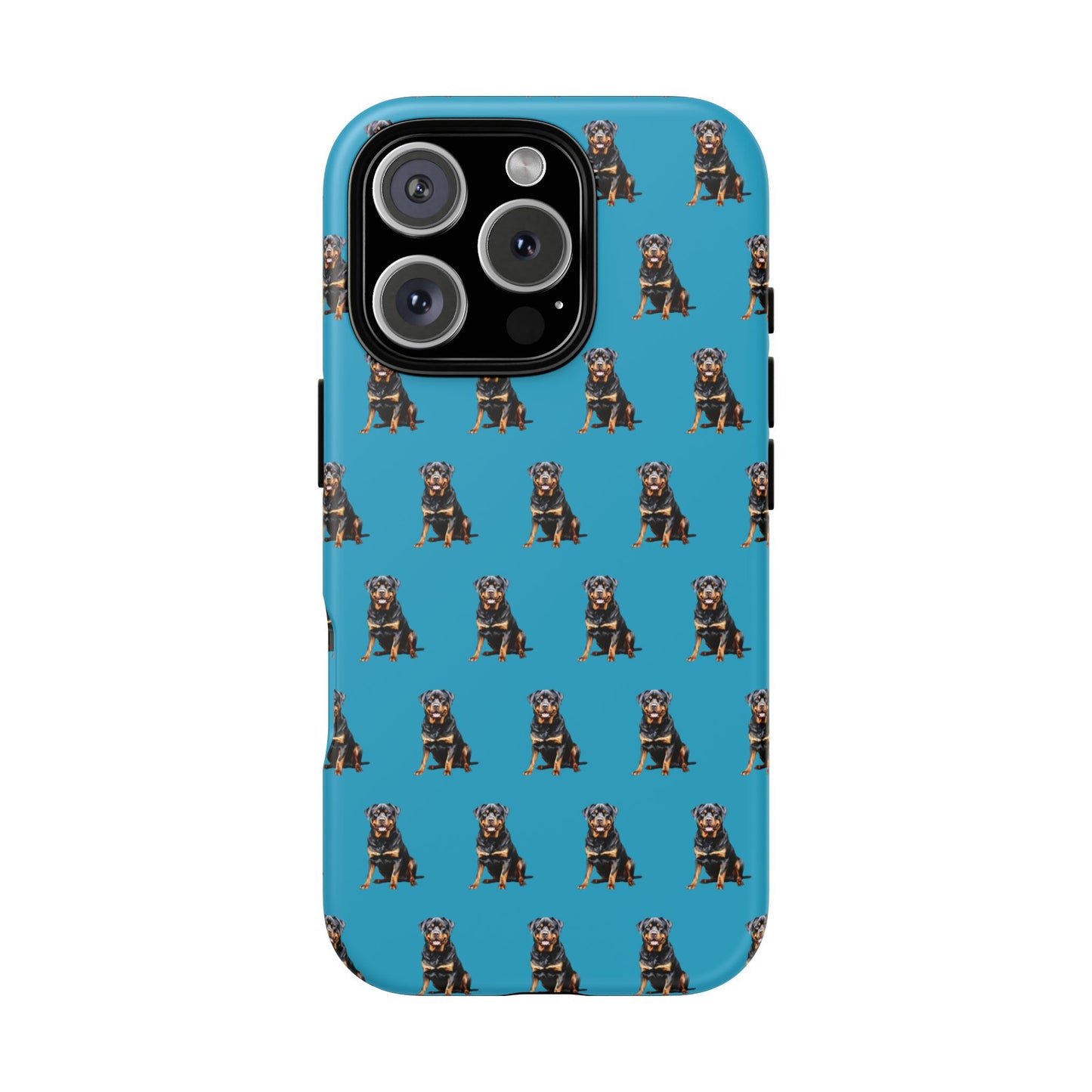 Rottweiler Phone Case Turquoise