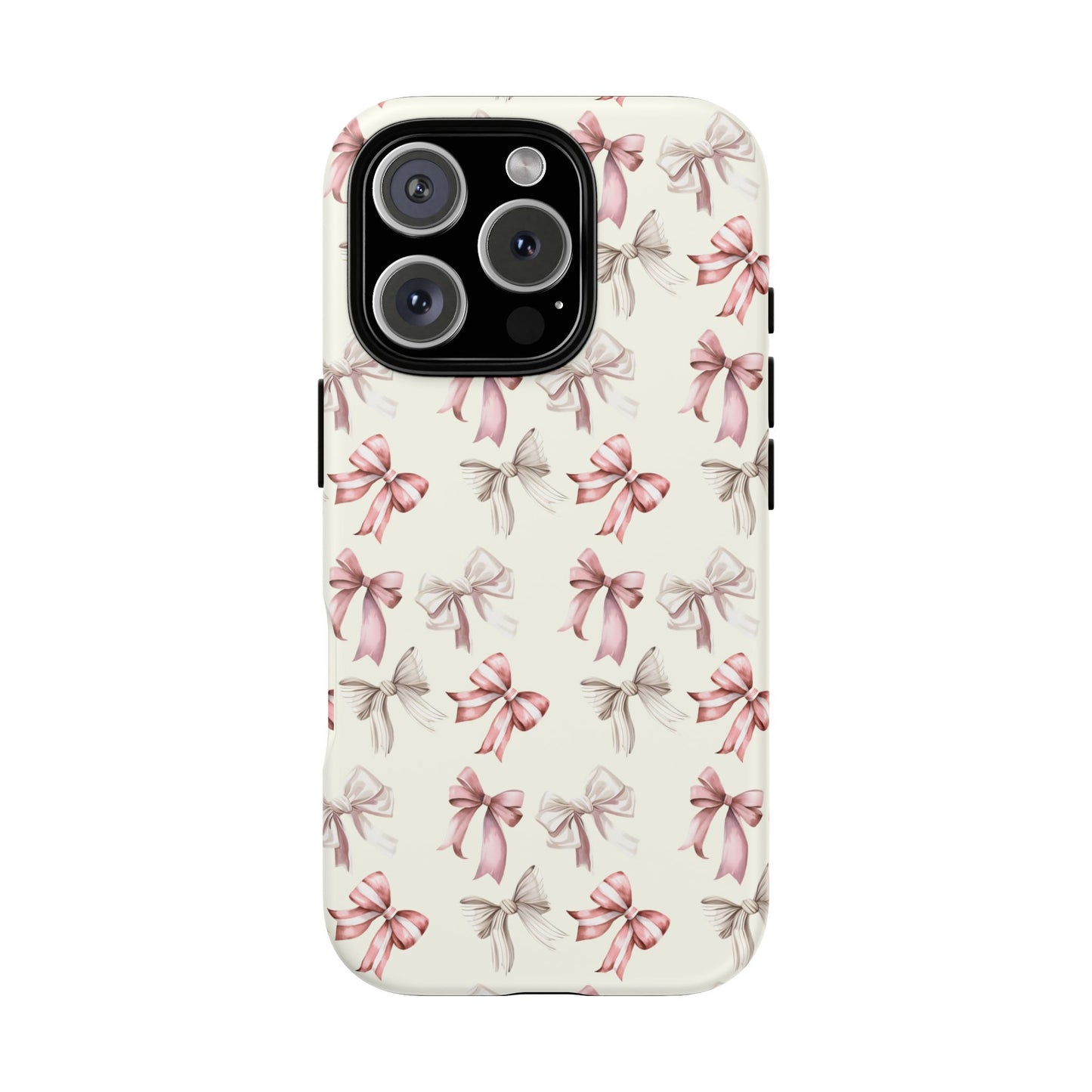 Bow Phone Case Cream